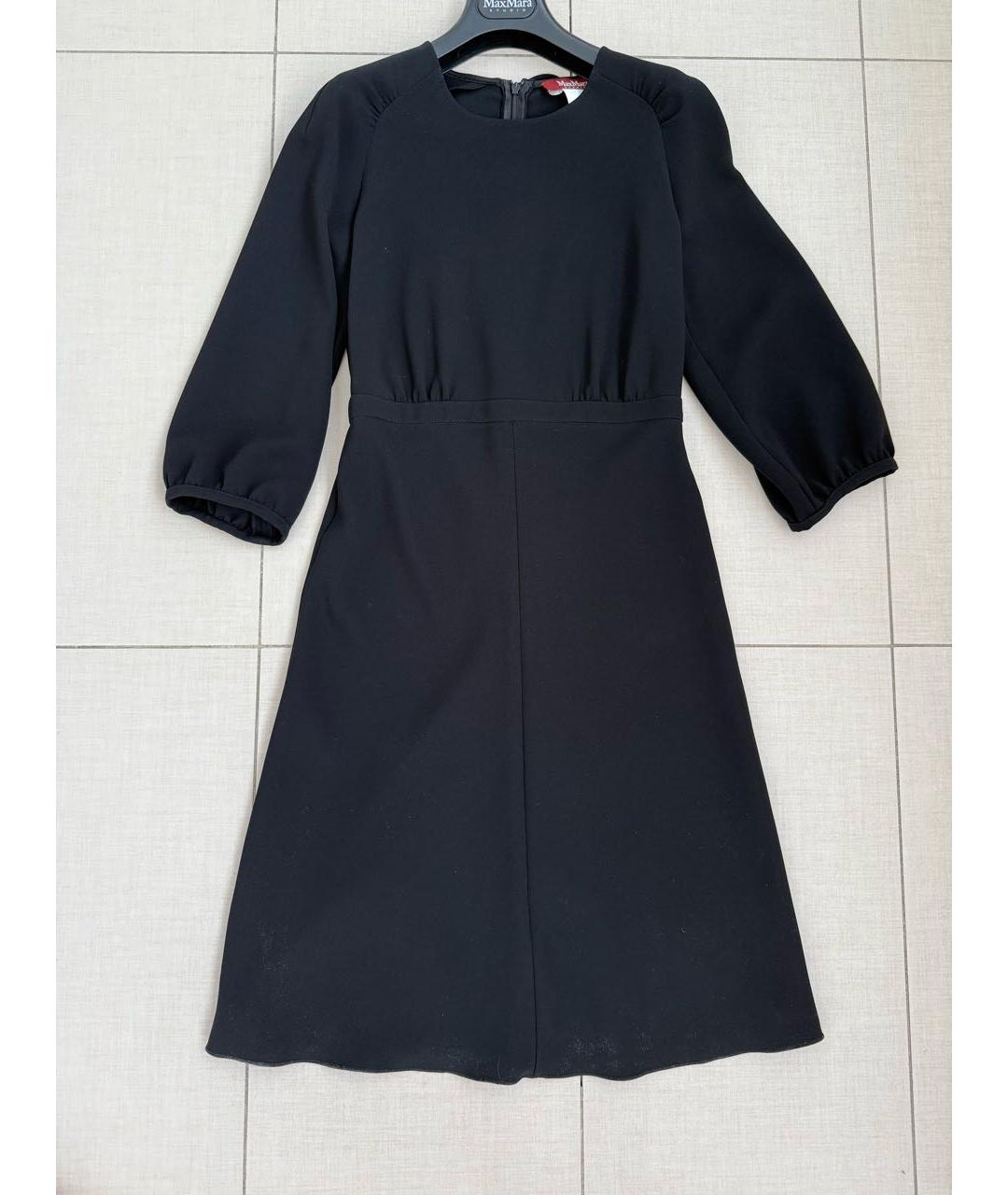 MAX MARA Черное коктейльное платье, фото 6