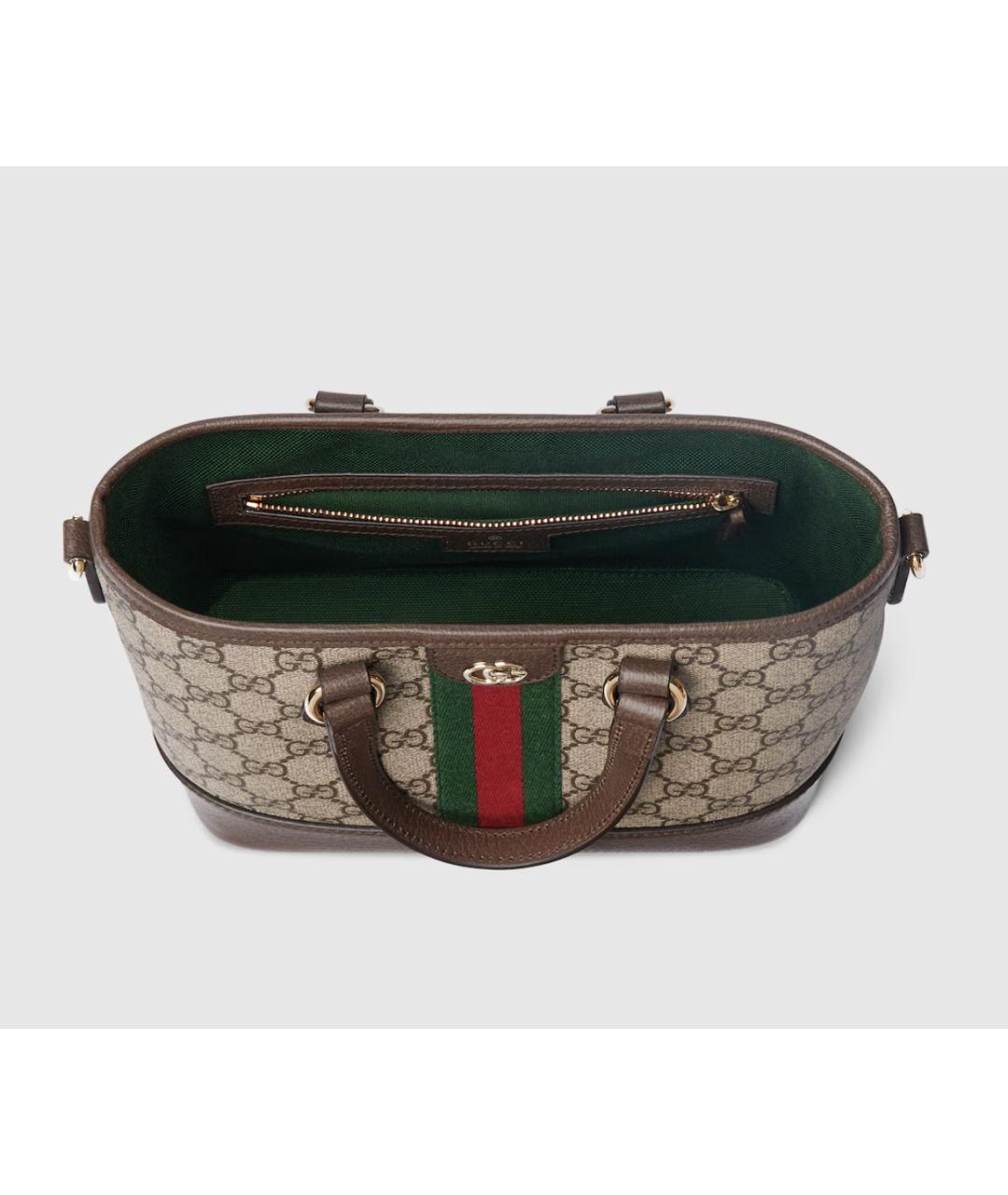 GUCCI Бежевая сумка тоут, фото 6