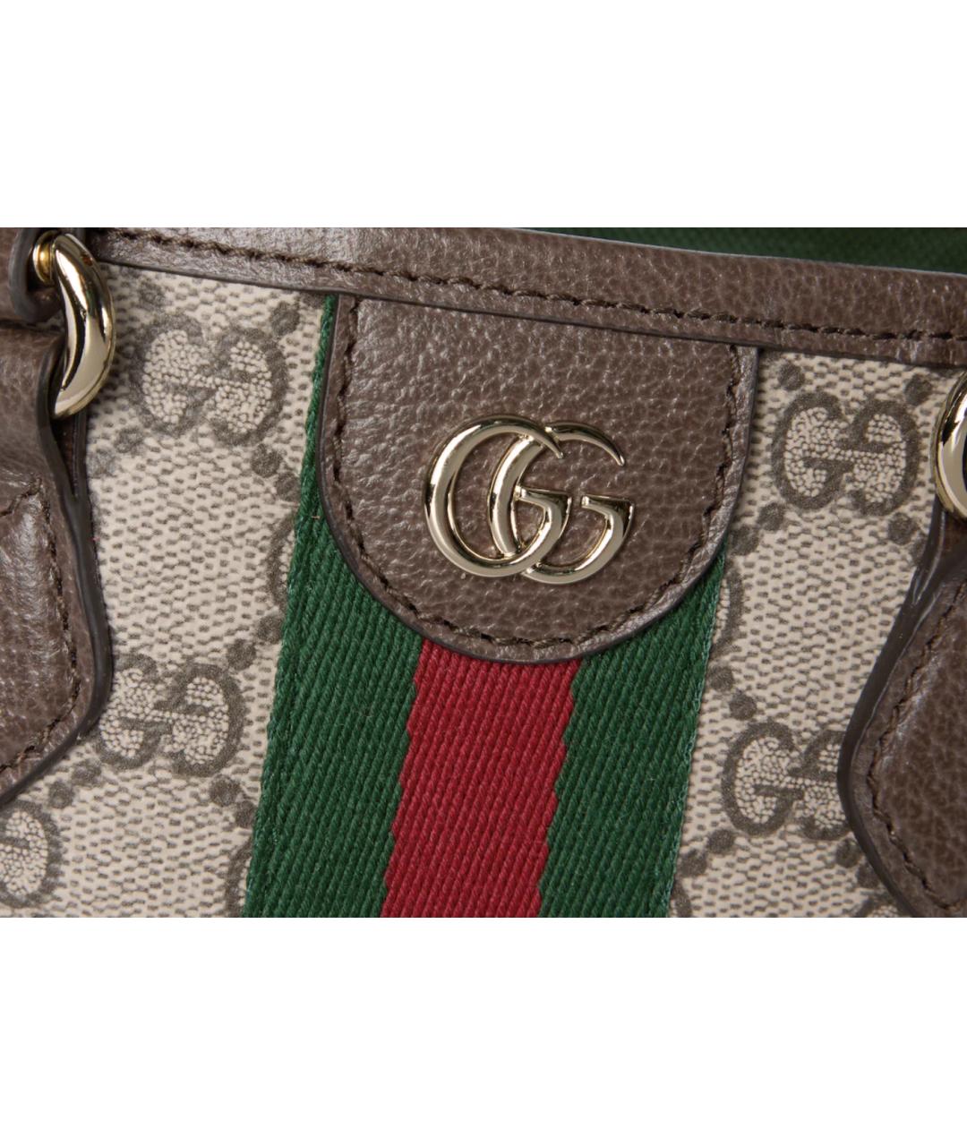 GUCCI Бежевая сумка тоут, фото 3