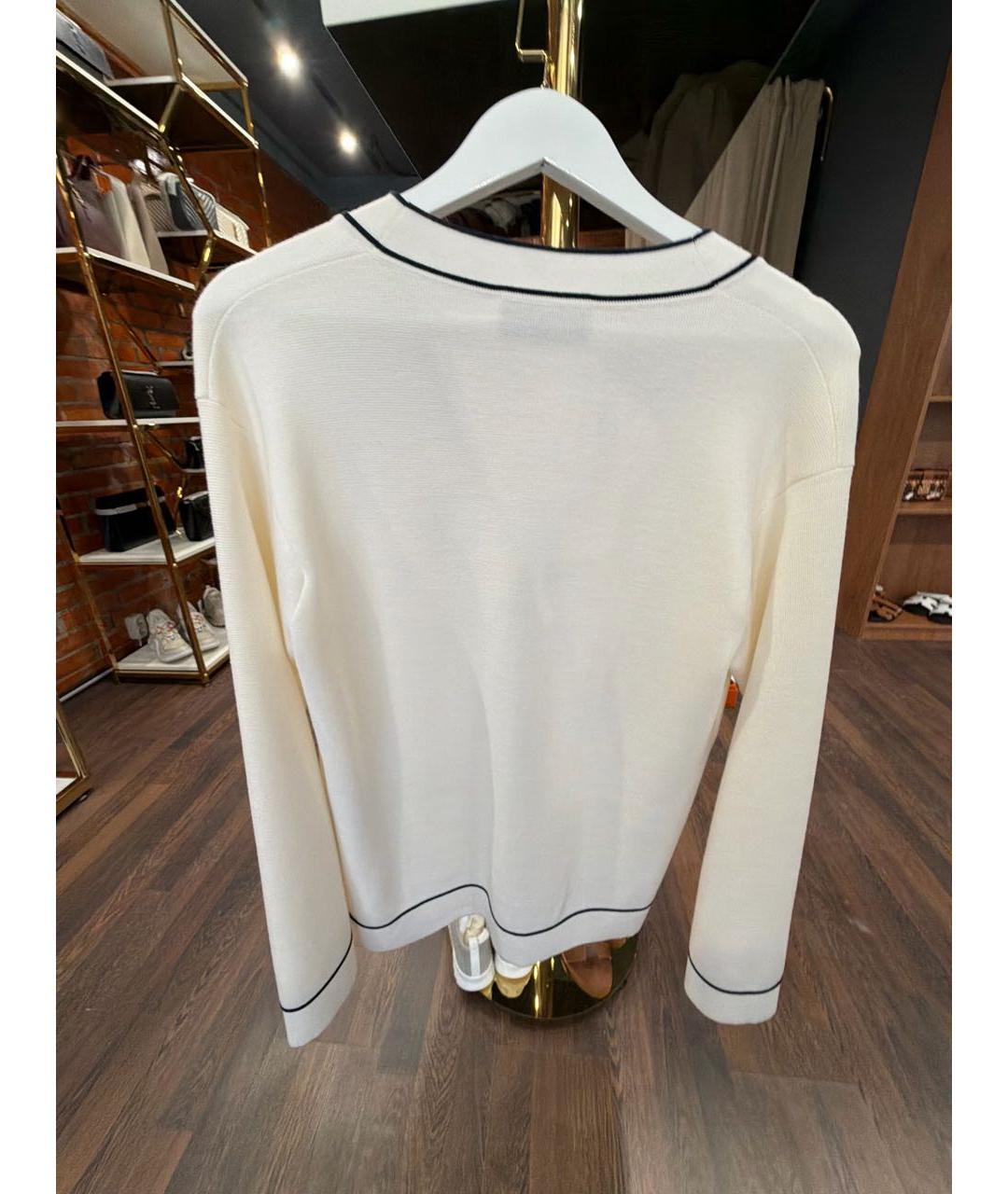 GUCCI Белый шерстяной кардиган, фото 2