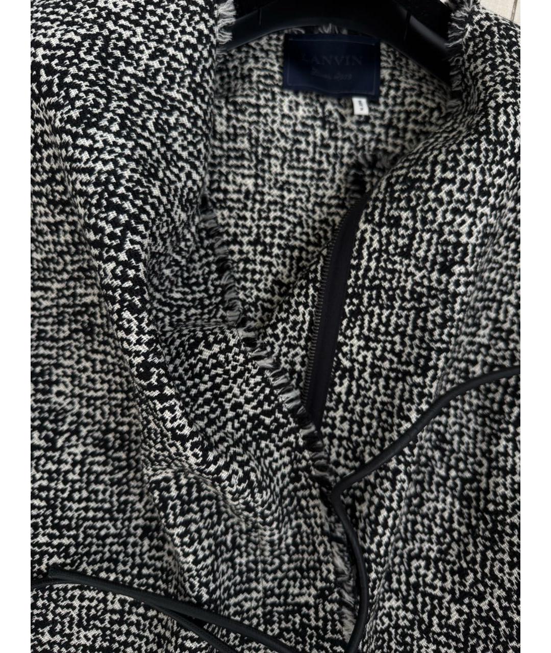 LANVIN Серый твидовый костюм с юбками, фото 7