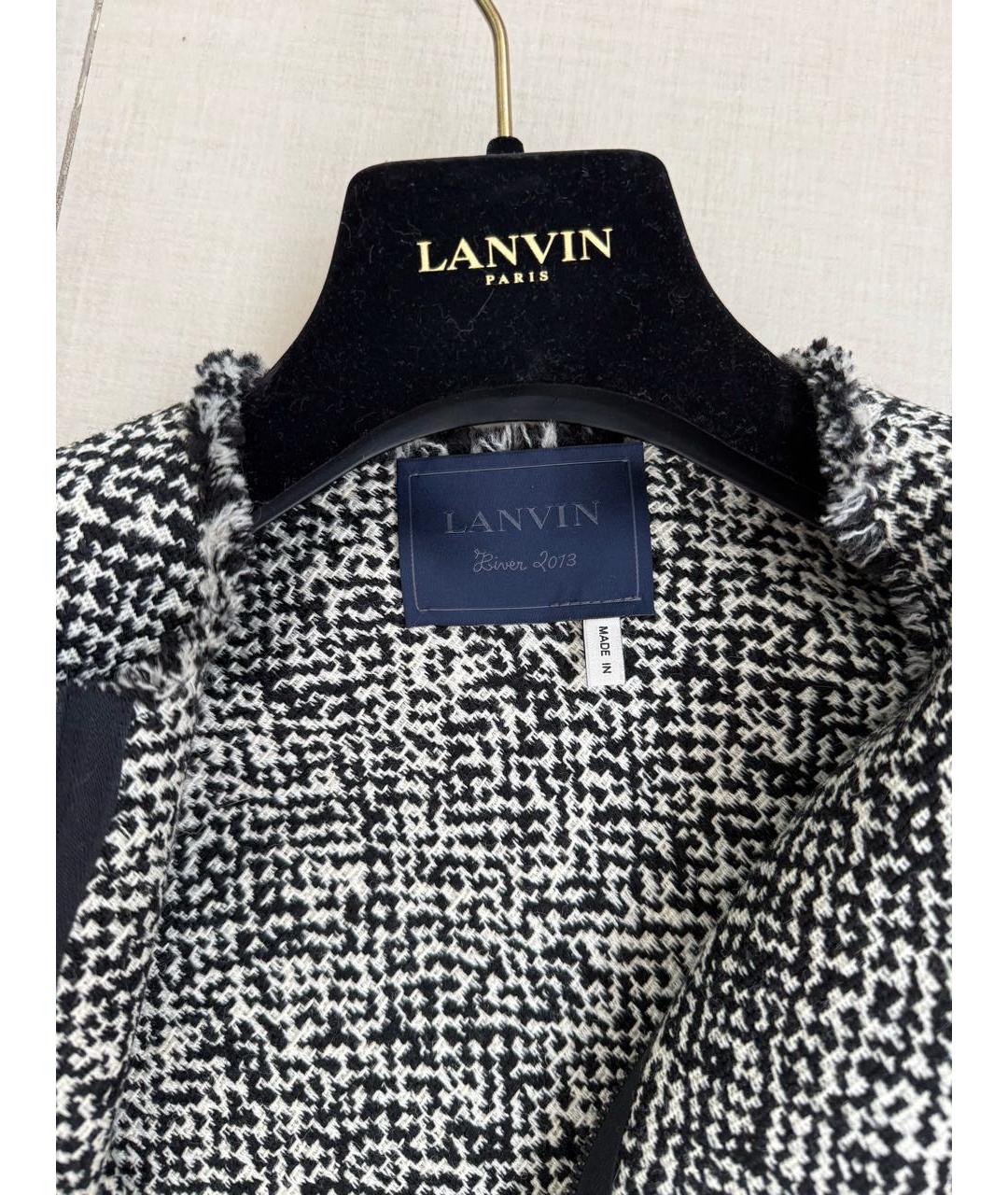 LANVIN Серый твидовый костюм с юбками, фото 4