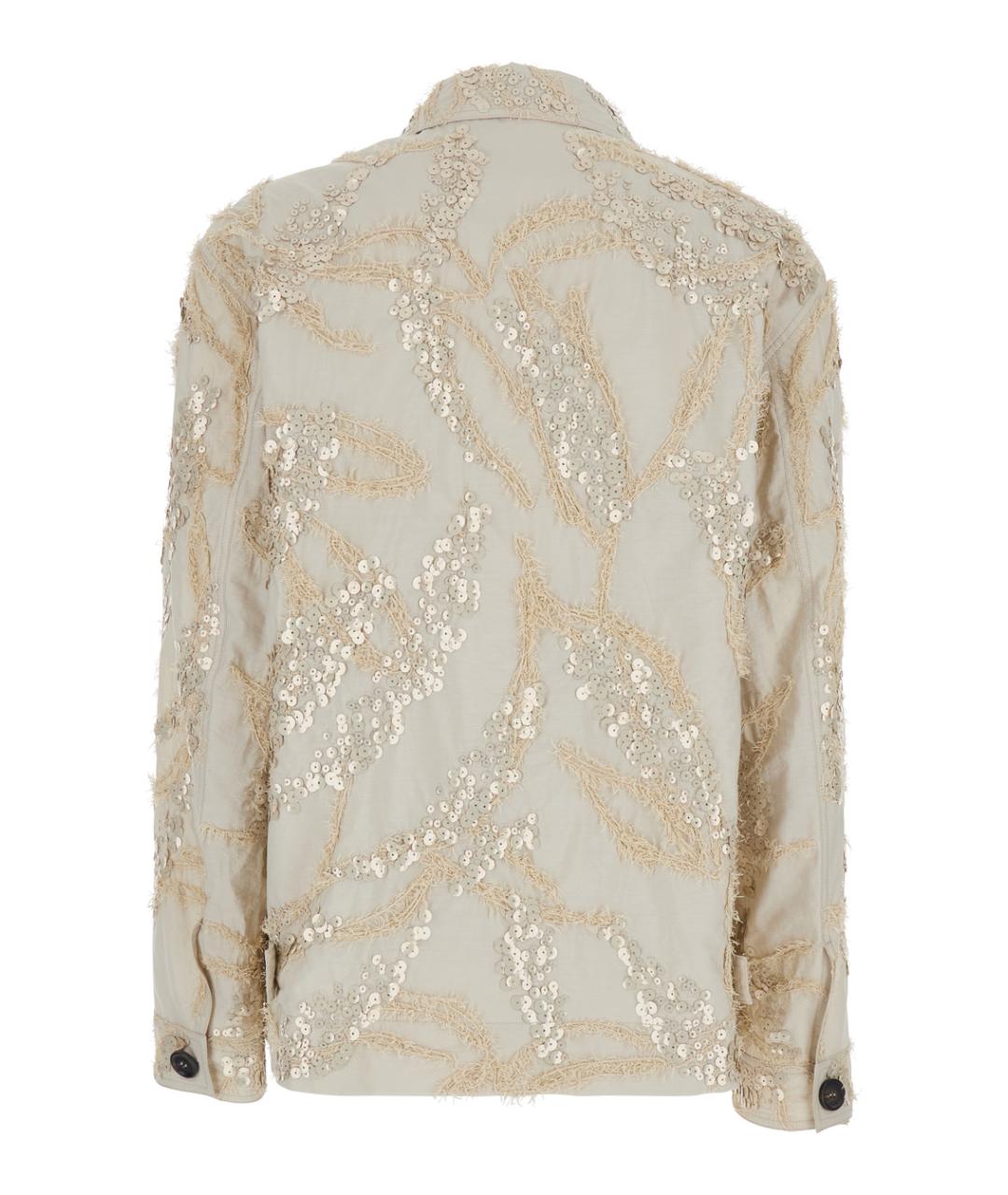 BRUNELLO CUCINELLI Бежевая хлопковая куртка, фото 2