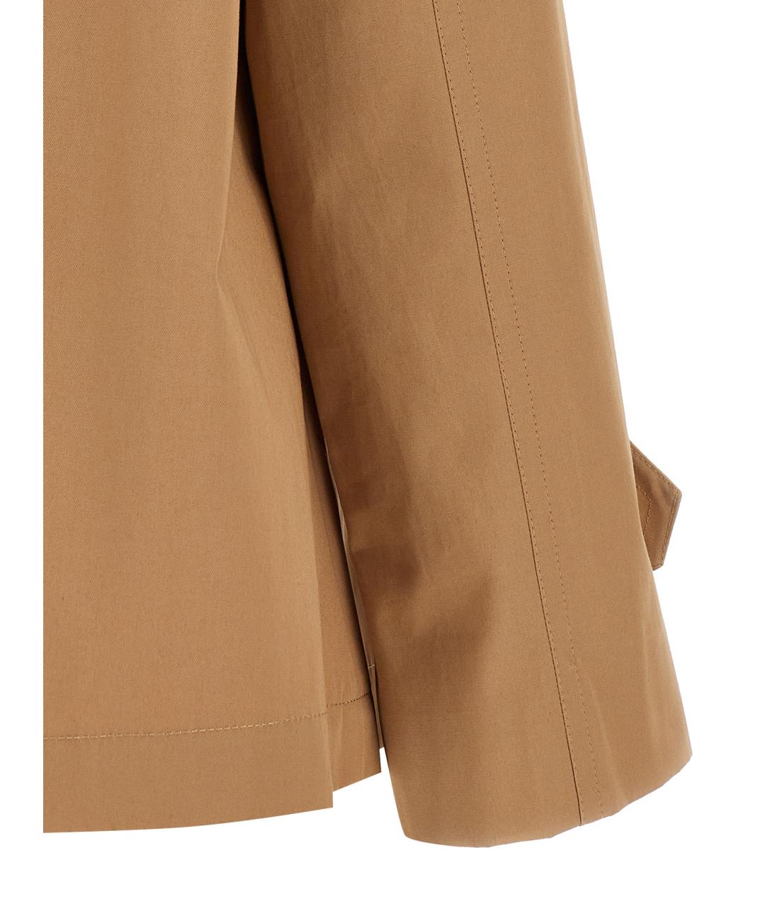 HERNO Коричневый хлопковый тренч/плащ, фото 4