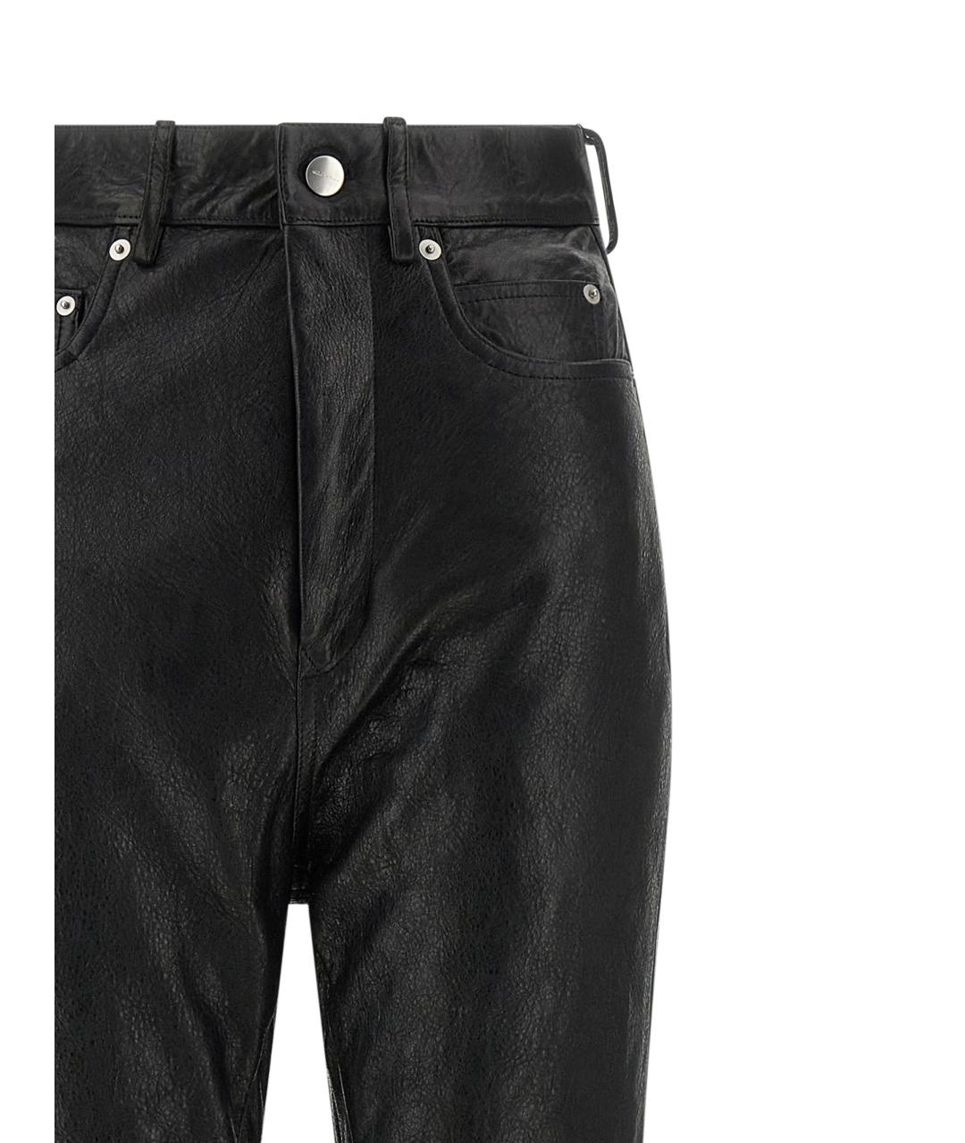 RICK OWENS Черные джинсы клеш, фото 3