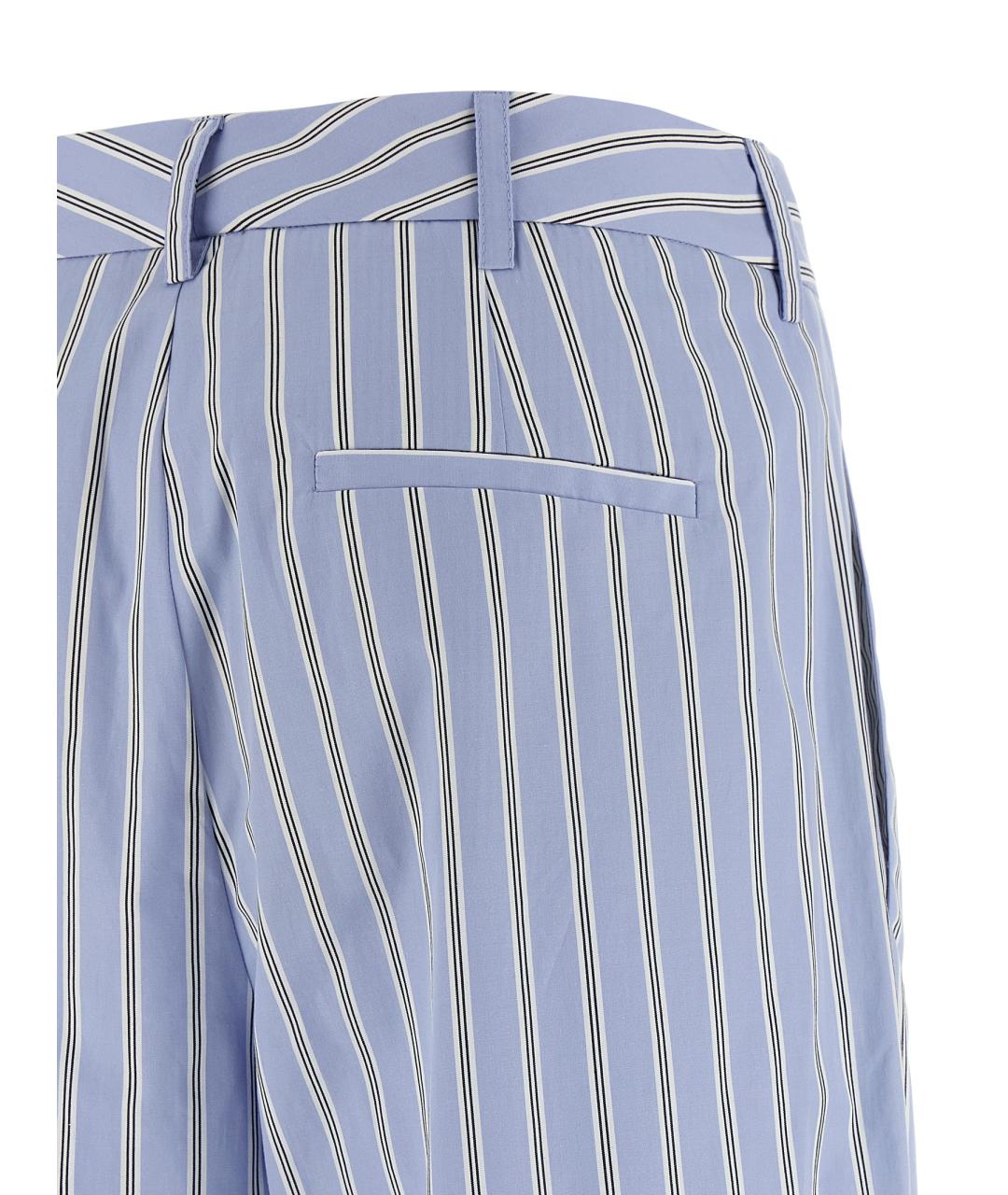 JEJIA Голубые хлопковые прямые брюки, фото 4