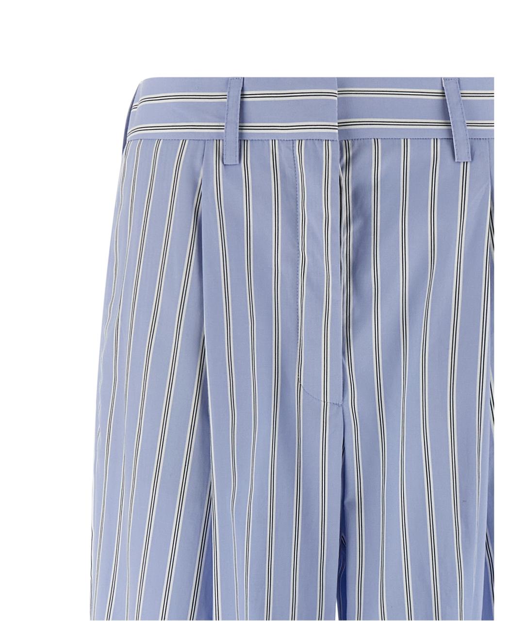 JEJIA Голубые хлопковые прямые брюки, фото 3