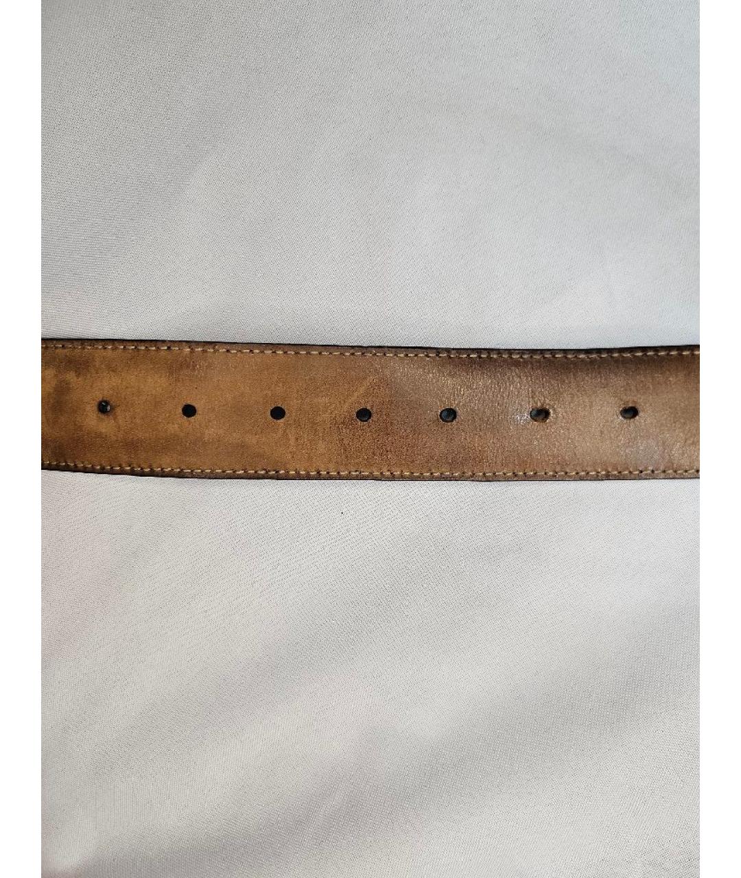 GUCCI Черный кожаный ремень, фото 6