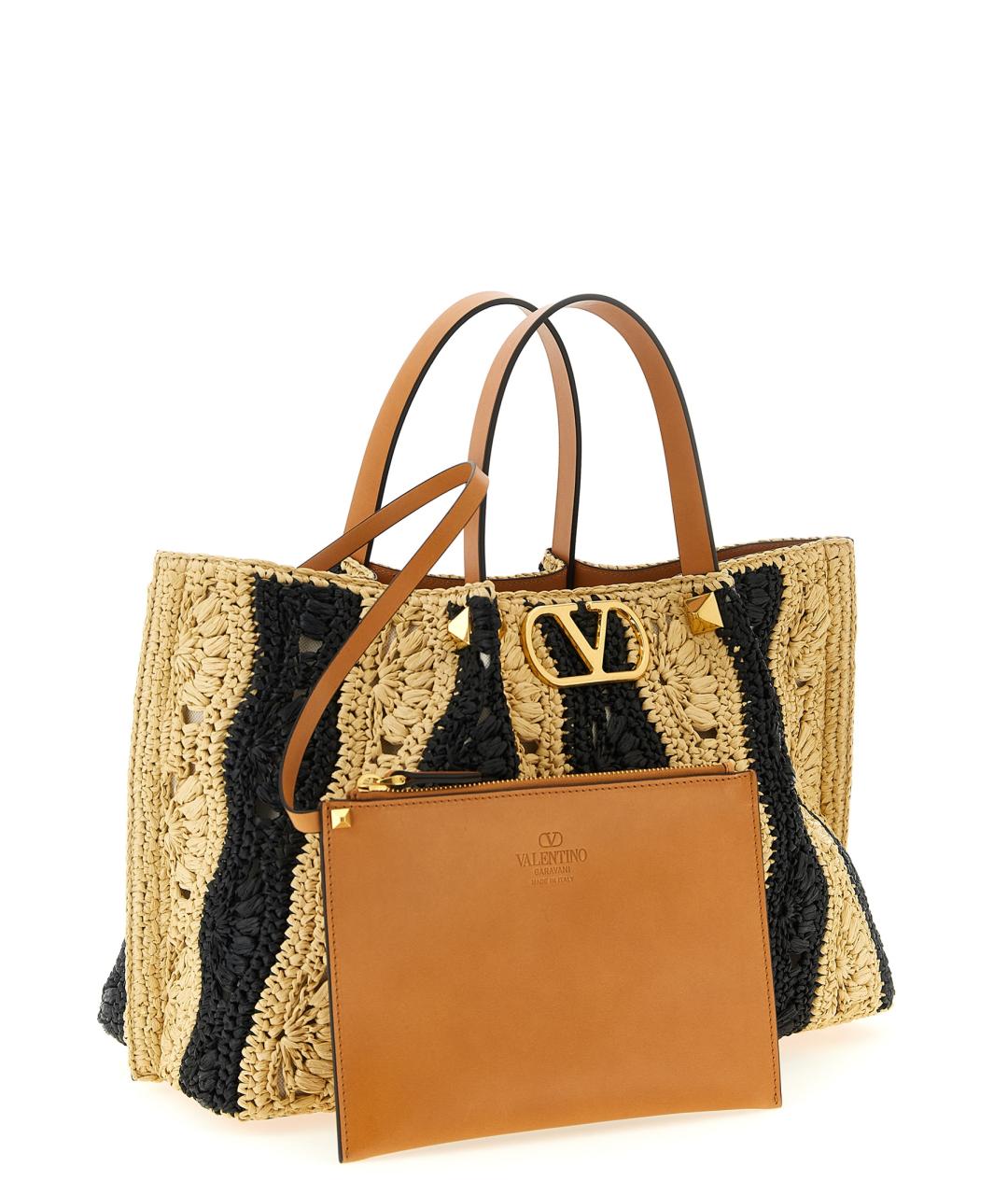 VALENTINO Мульти пелетеная сумка тоут, фото 3