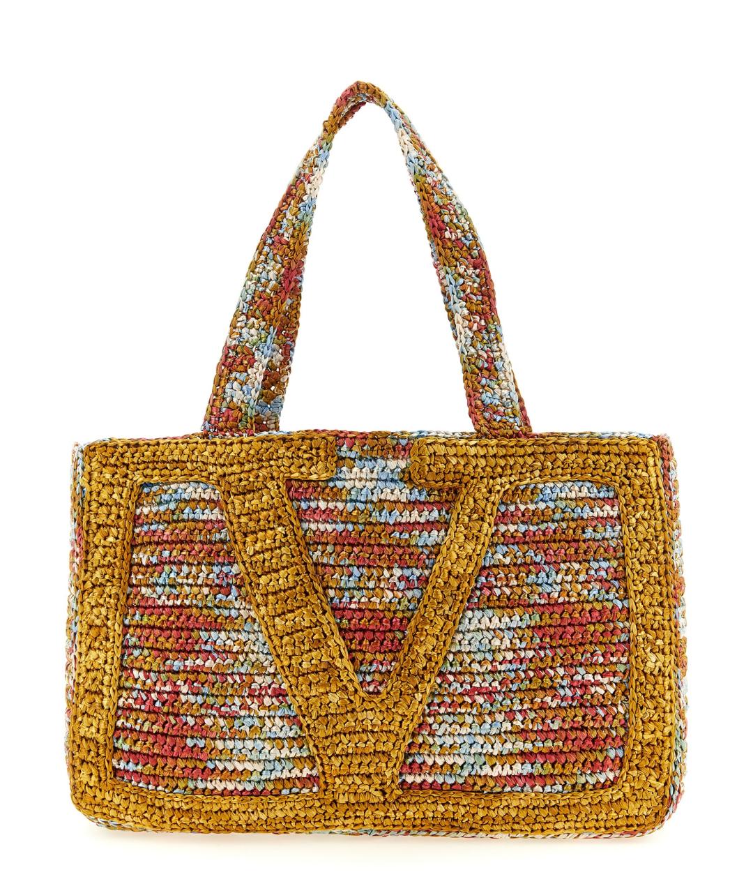 VALENTINO Мульти пелетеная сумка тоут, фото 1