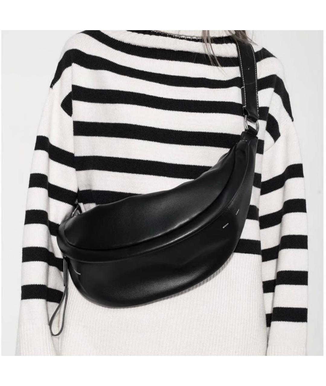 PROENZA SCHOULER Черная кожаная поясная сумка, фото 7