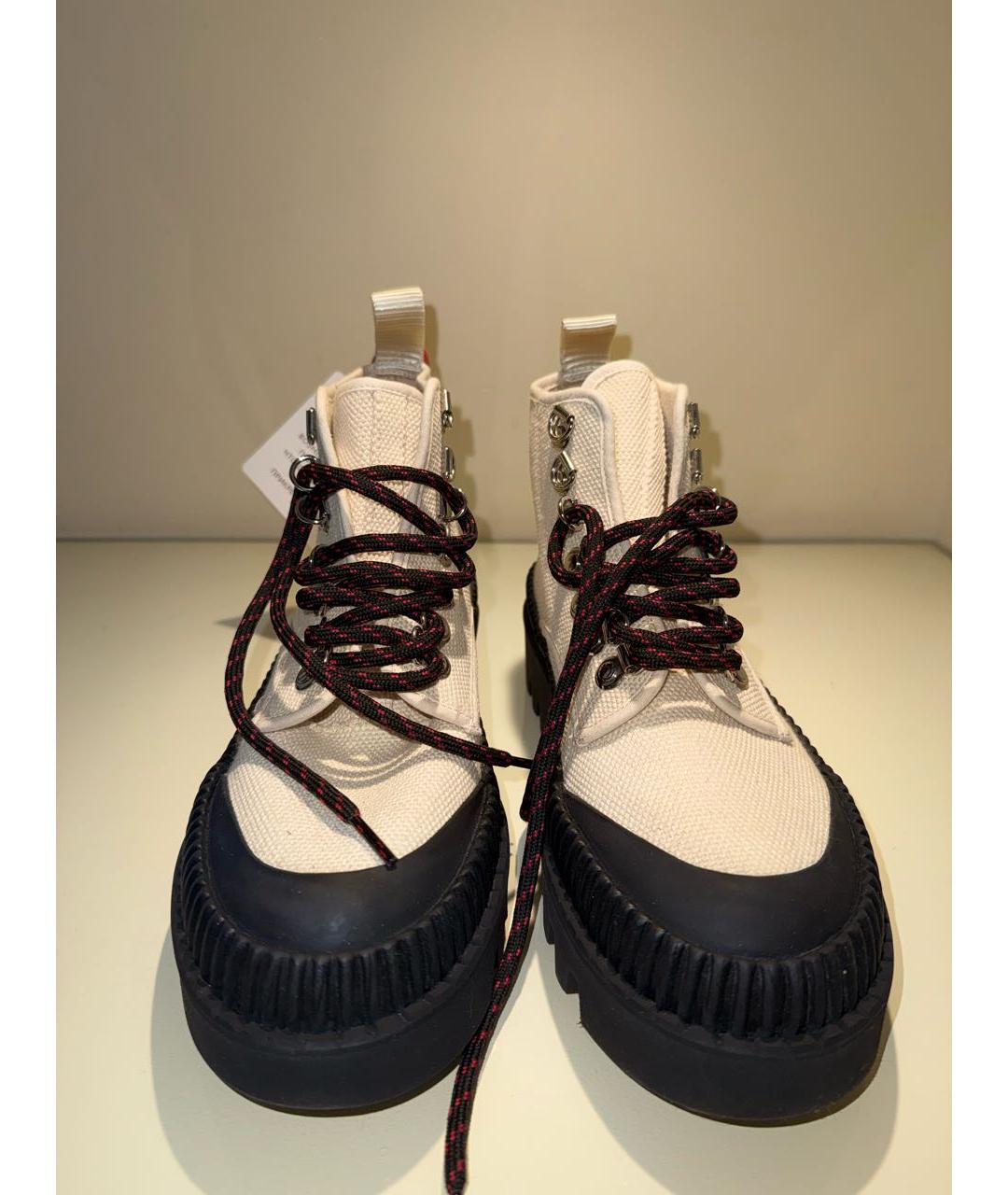 PROENZA SCHOULER Бежевые текстильные ботинки, фото 2