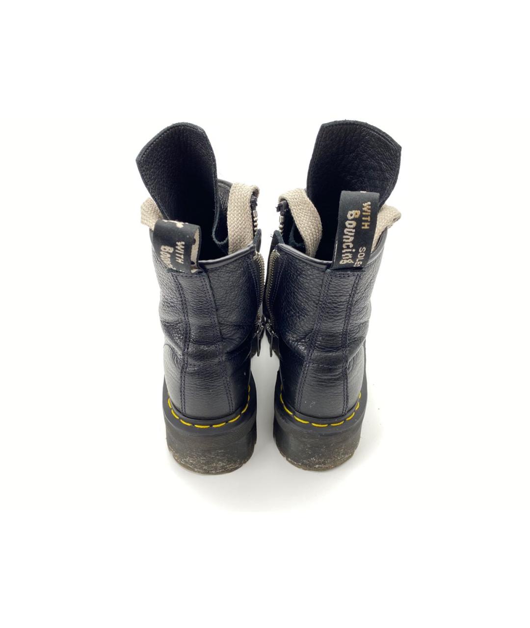 RICK OWENS Черные кожаные ботинки, фото 4