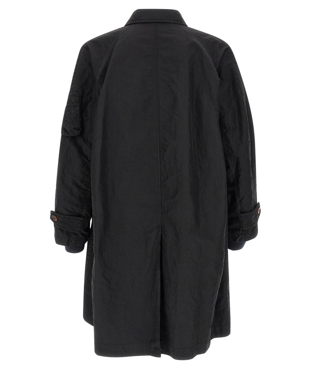SACAI Черный полиамидовый тренч / плащ, фото 3