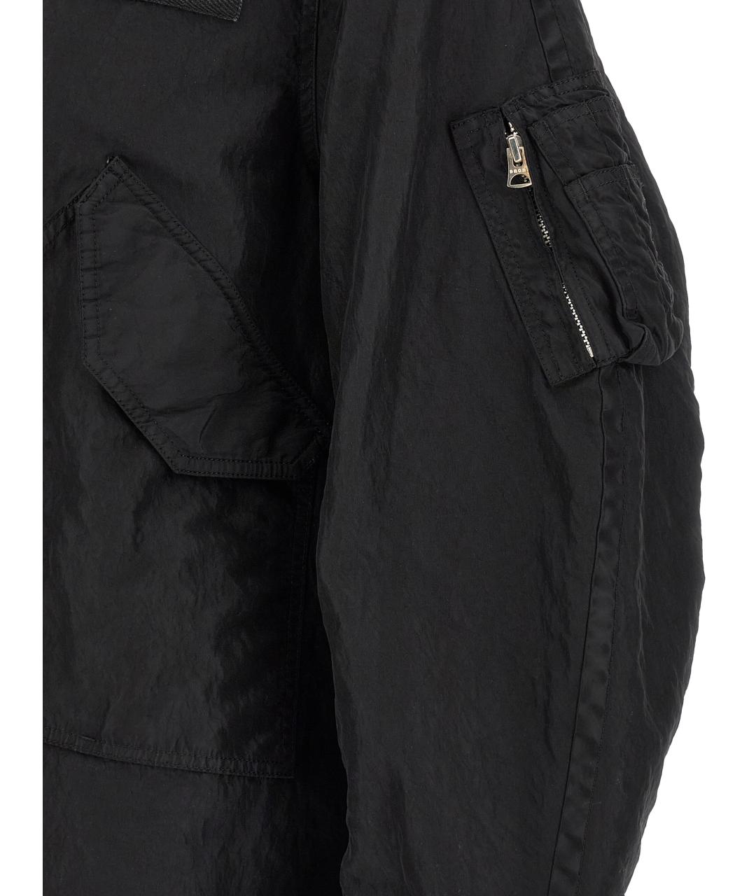 SACAI Черный полиамидовый тренч / плащ, фото 6