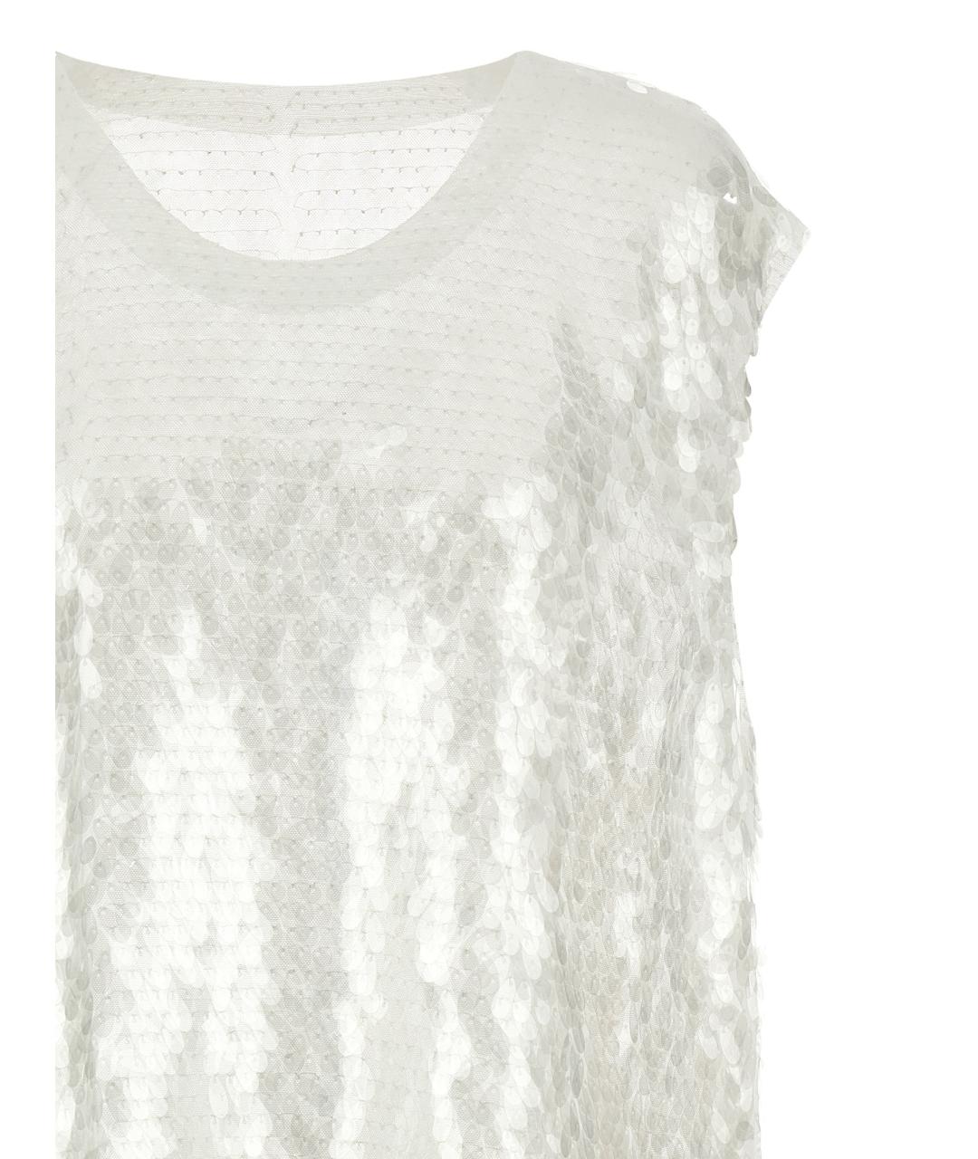 NORMA KAMALI Белая полиамидовая блузы, фото 3