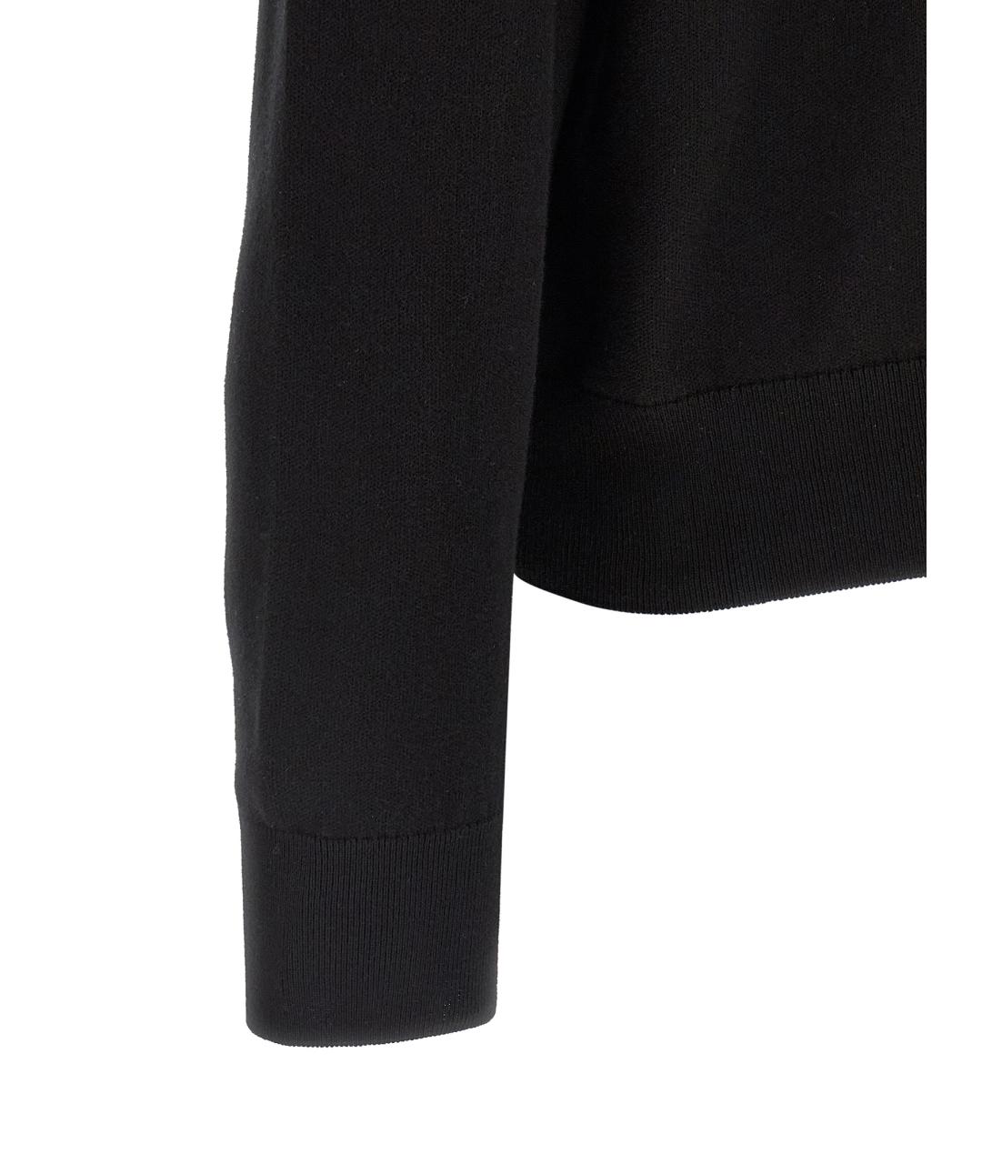 HUGO BOSS Черный хлопковый кардиган, фото 4