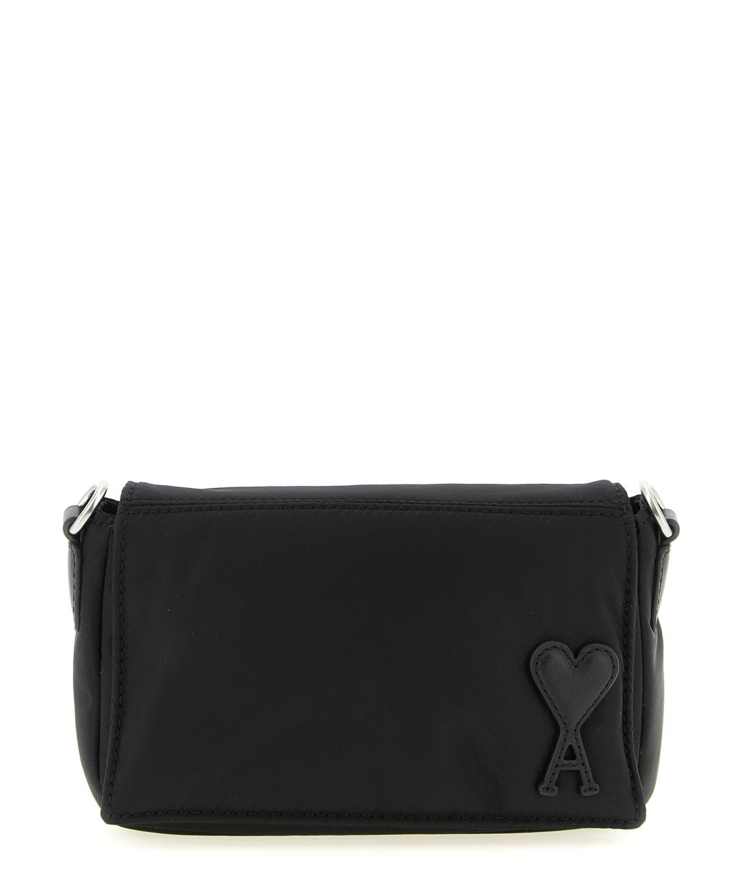 Ami Paris Коричневая синтетическая сумка на плечо, фото 1