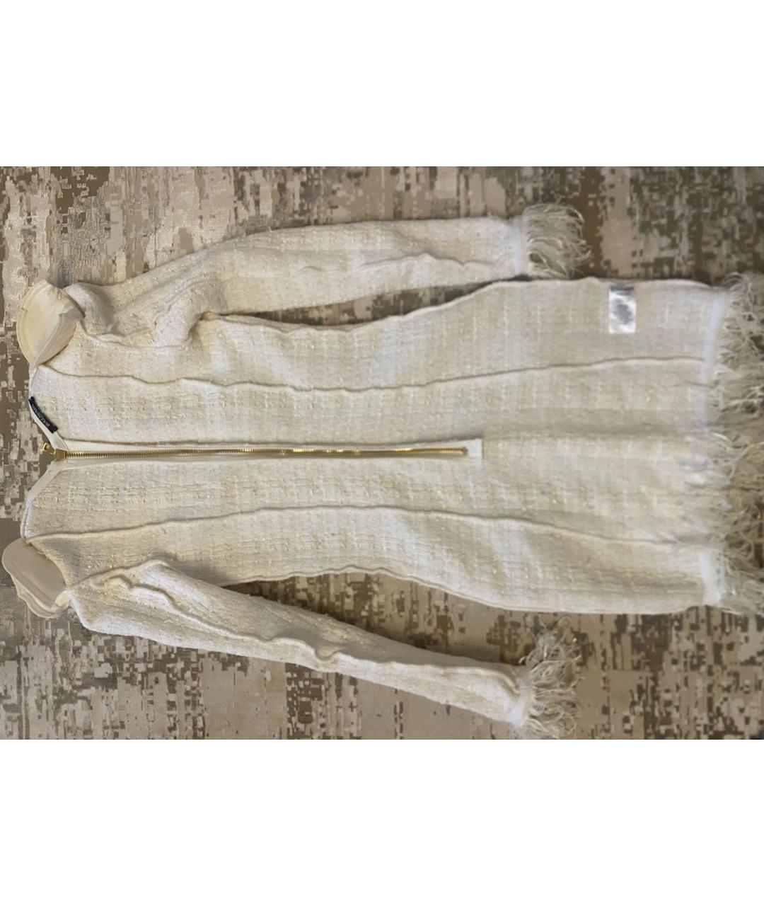 BALMAIN Белое коктейльное платье, фото 4