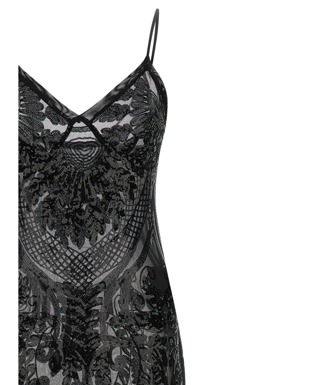 NORMA KAMALI Черное полиэстеровое вечернее платье, фото 3