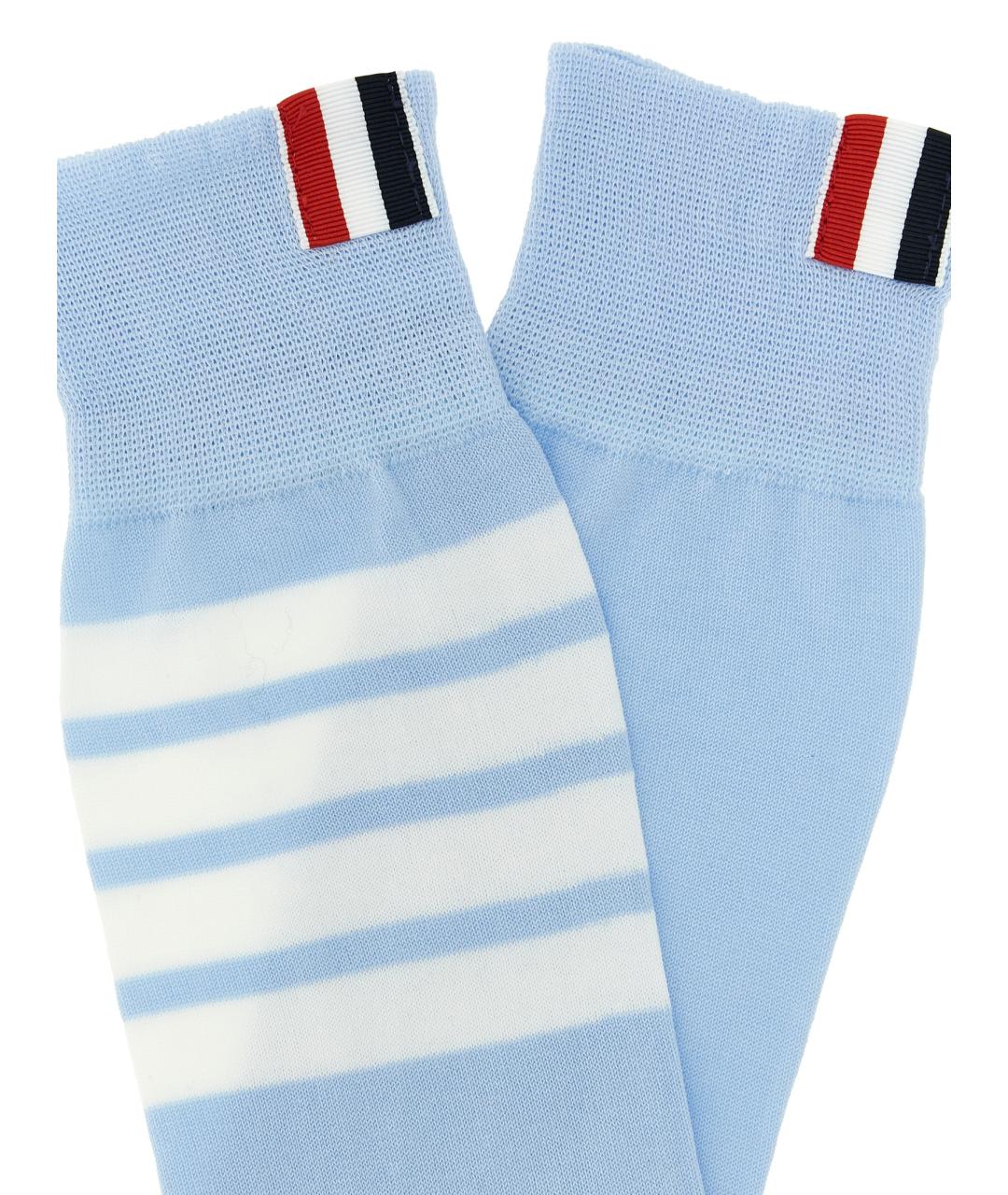 THOM BROWNE Голубые носки, чулки и колготы, фото 3