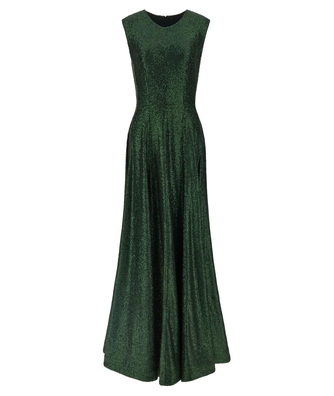 NORMA KAMALI Зеленые полиэстеровое вечернее платье, фото 1