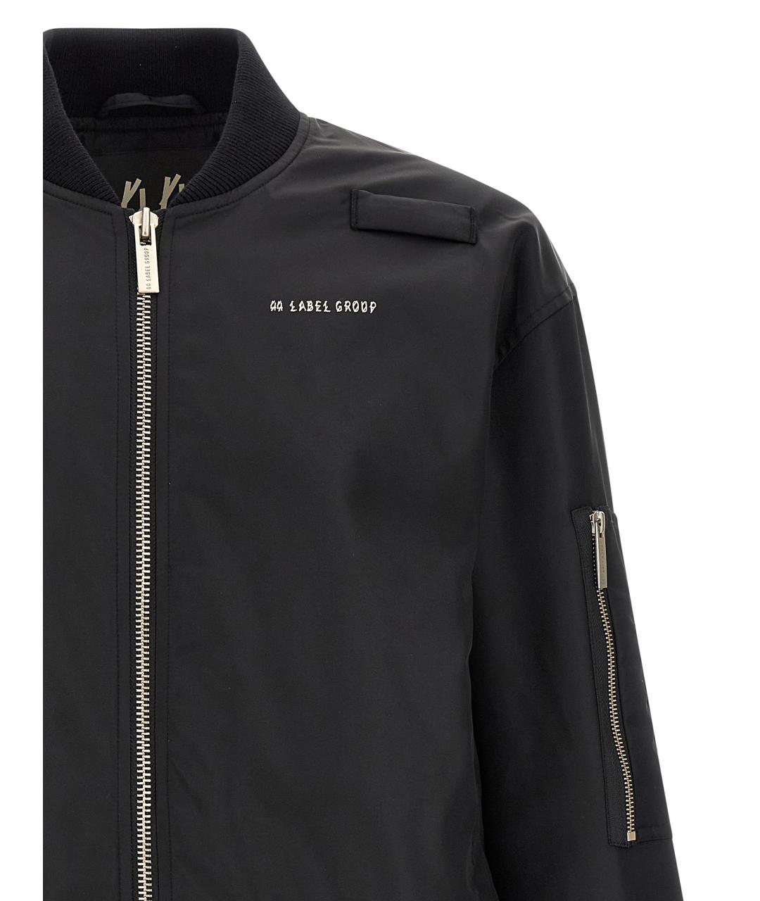 44 LABEL Черная полиамидовая куртка, фото 4