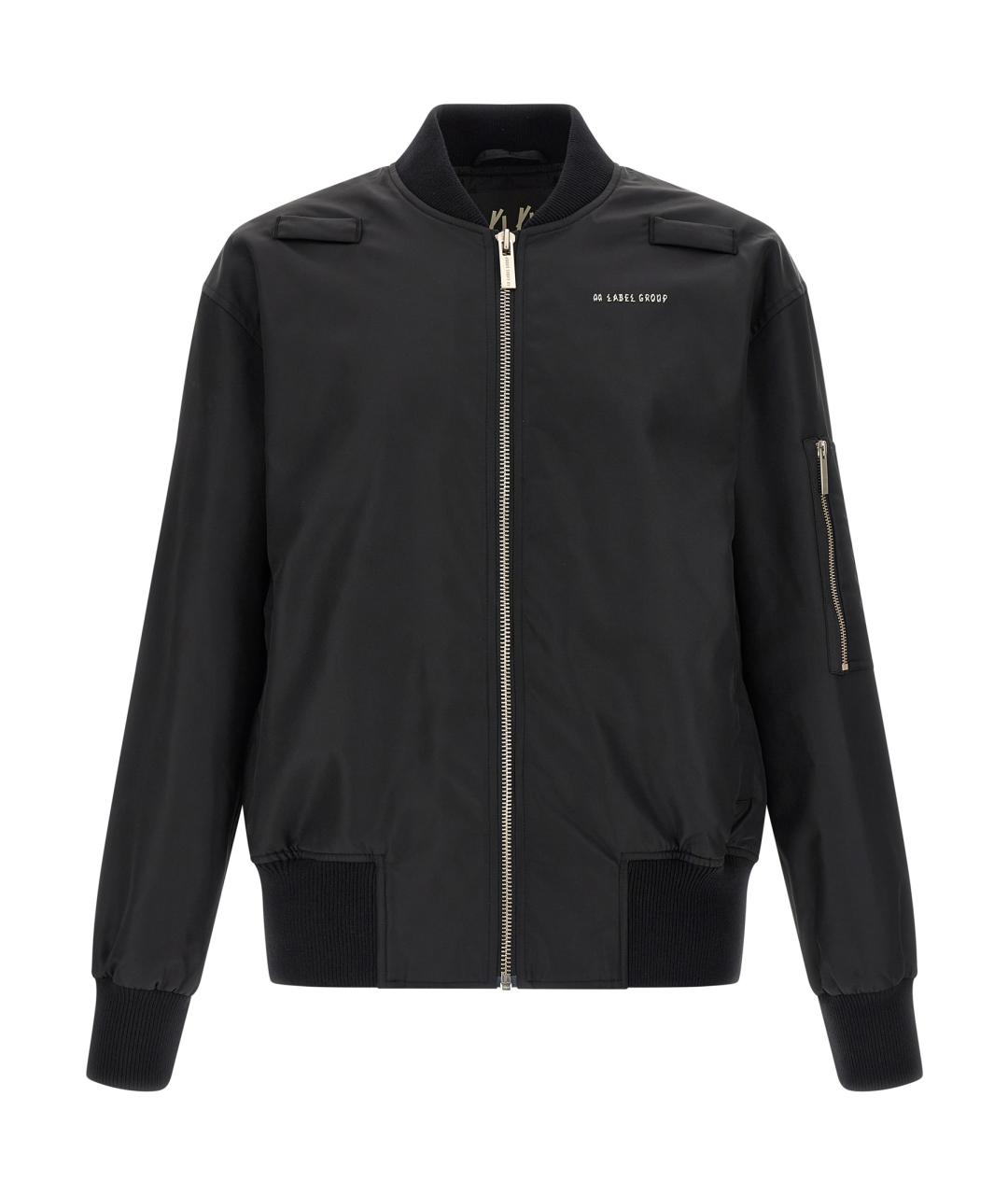 44 LABEL Черная полиамидовая куртка, фото 1