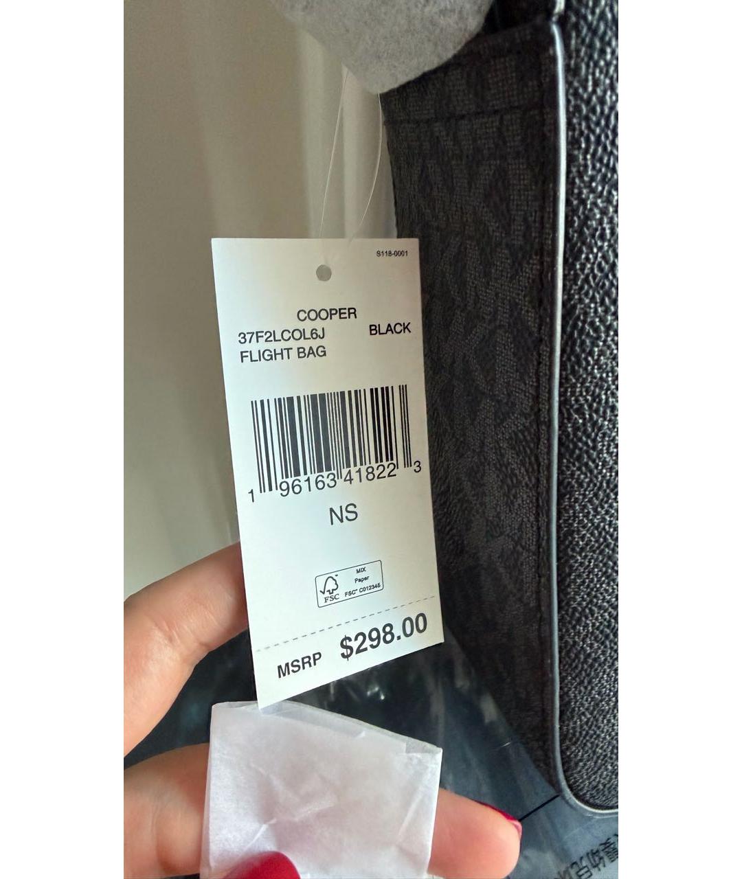 MICHAEL KORS Черная сумка на плечо, фото 8