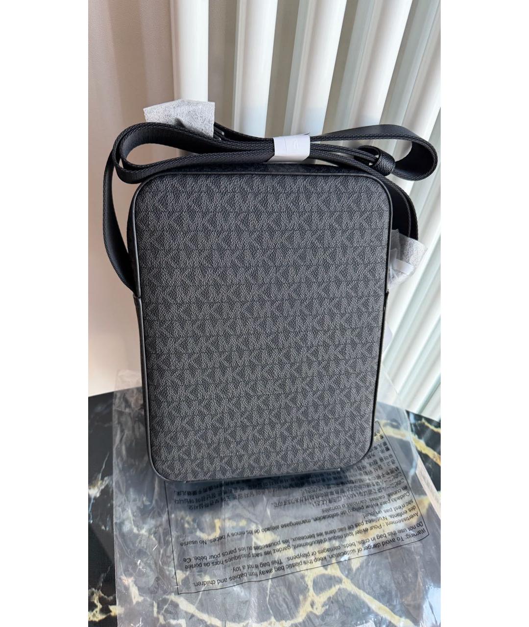 MICHAEL KORS Черная сумка на плечо, фото 3