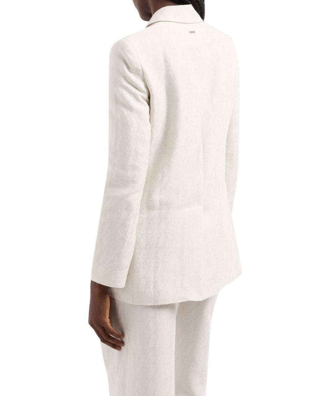 ARMANI EXCHANGE Белый хлопковый костюм с брюками, фото 4