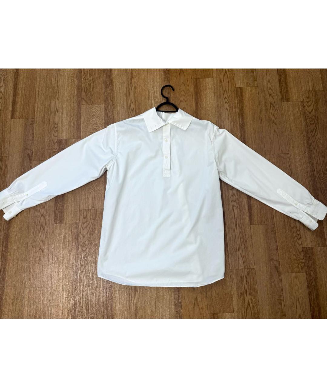 DRIES VAN NOTEN Белая хлопковая рубашка, фото 3