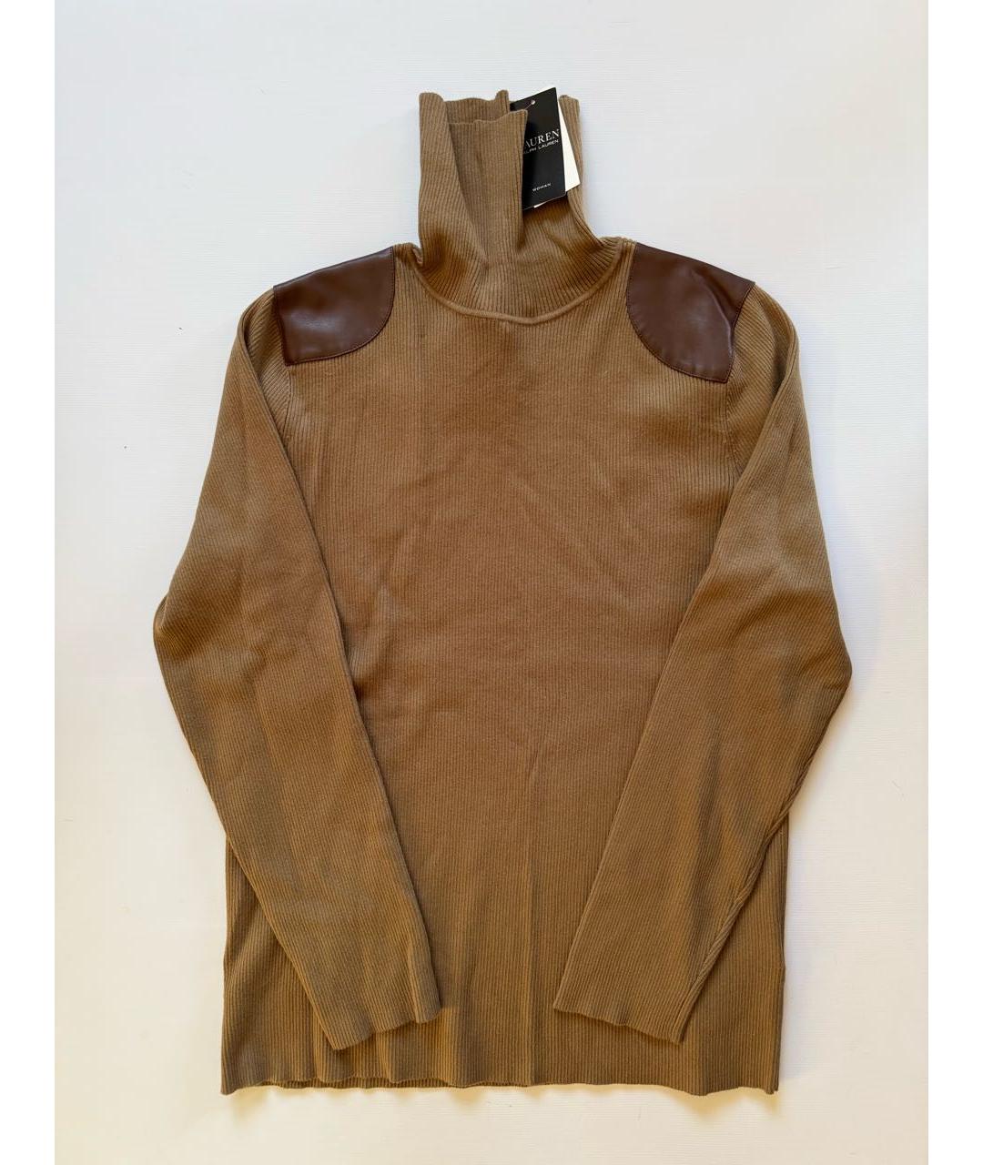 RALPH LAUREN Горчичная водолазка, фото 5