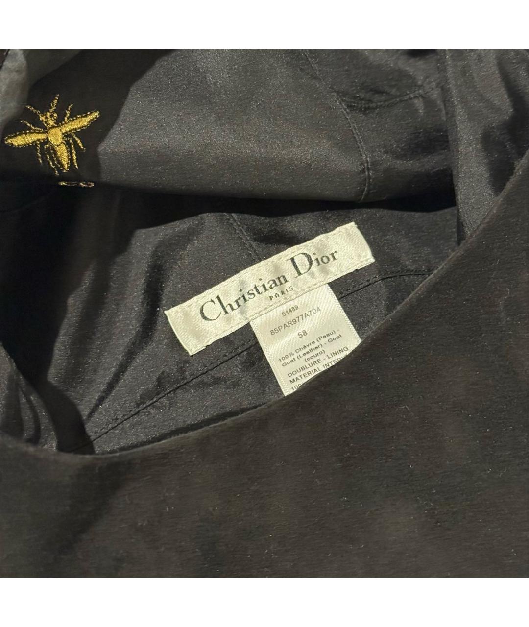 CHRISTIAN DIOR Черная бархатная шапка, фото 4