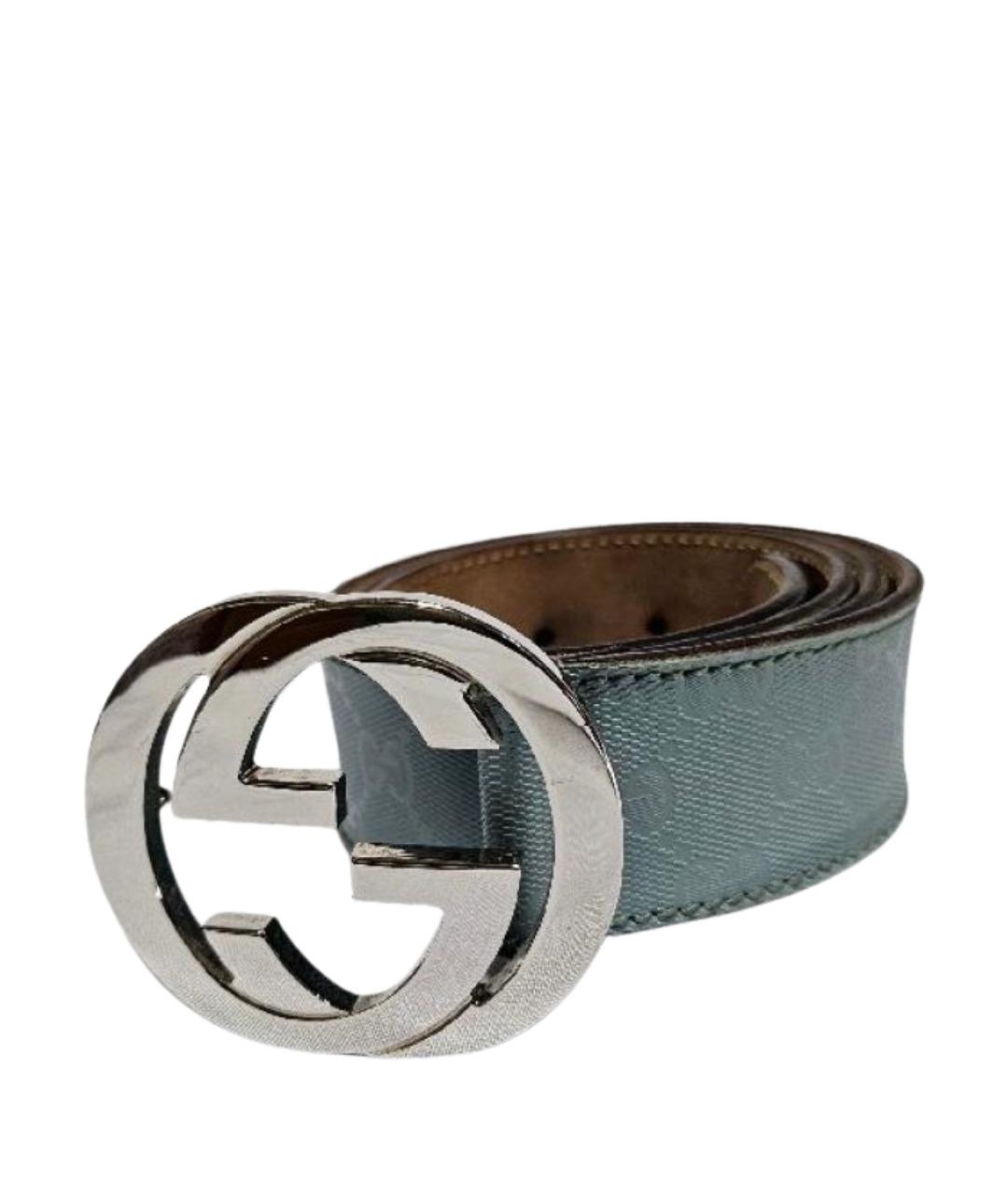 GUCCI Голубой ремень, фото 1