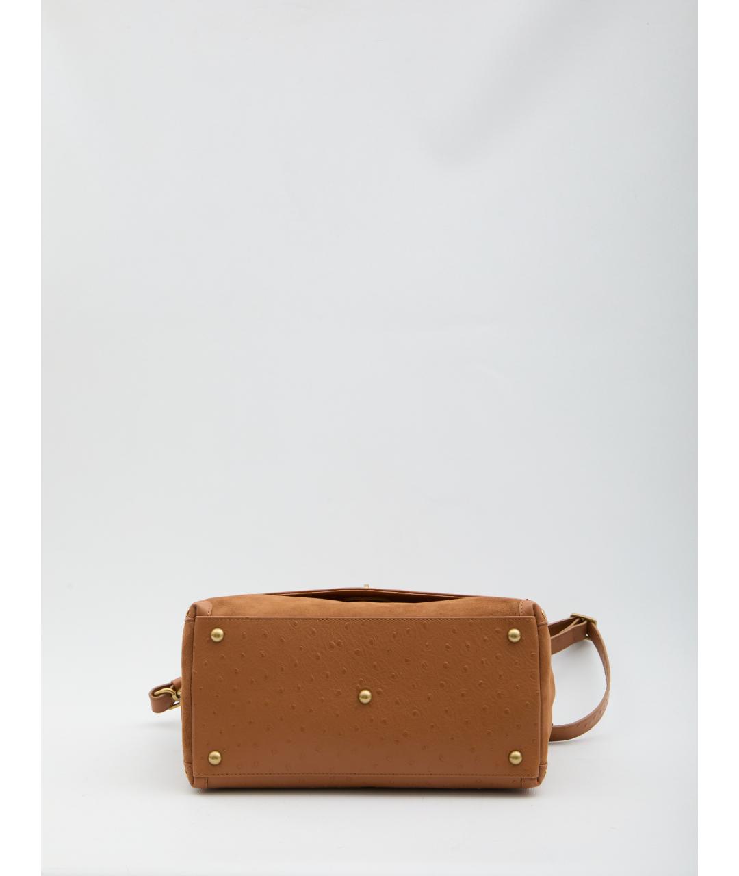 ZANELLATO Коричневая замшевая сумка тоут, фото 3