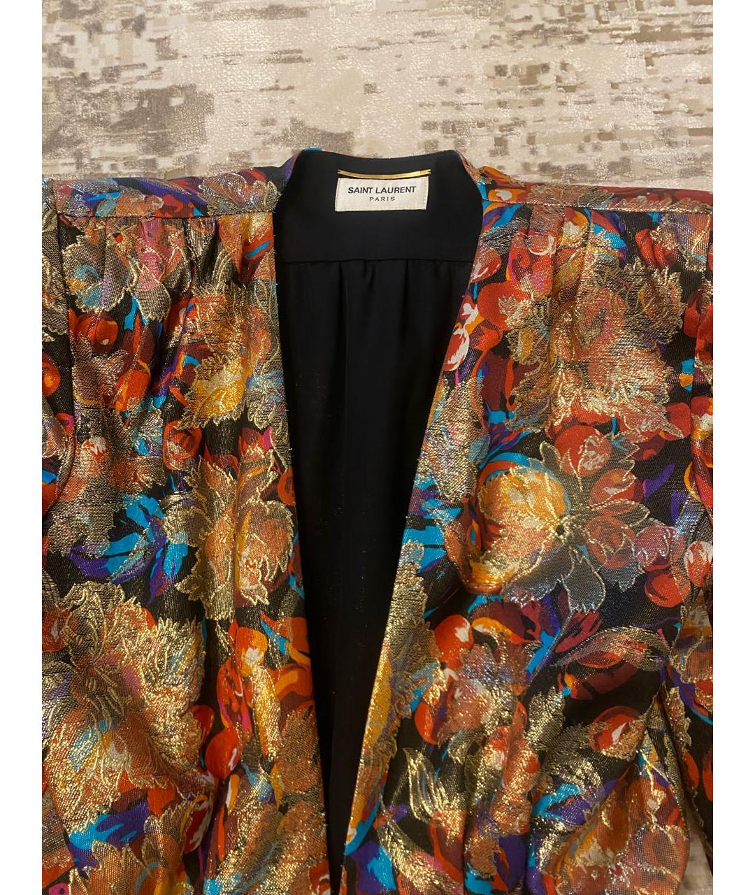 SAINT LAURENT Мульти вискозный комбинезон, фото 4