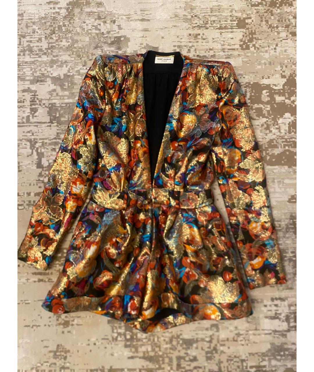 SAINT LAURENT Мульти вискозный комбинезон, фото 5