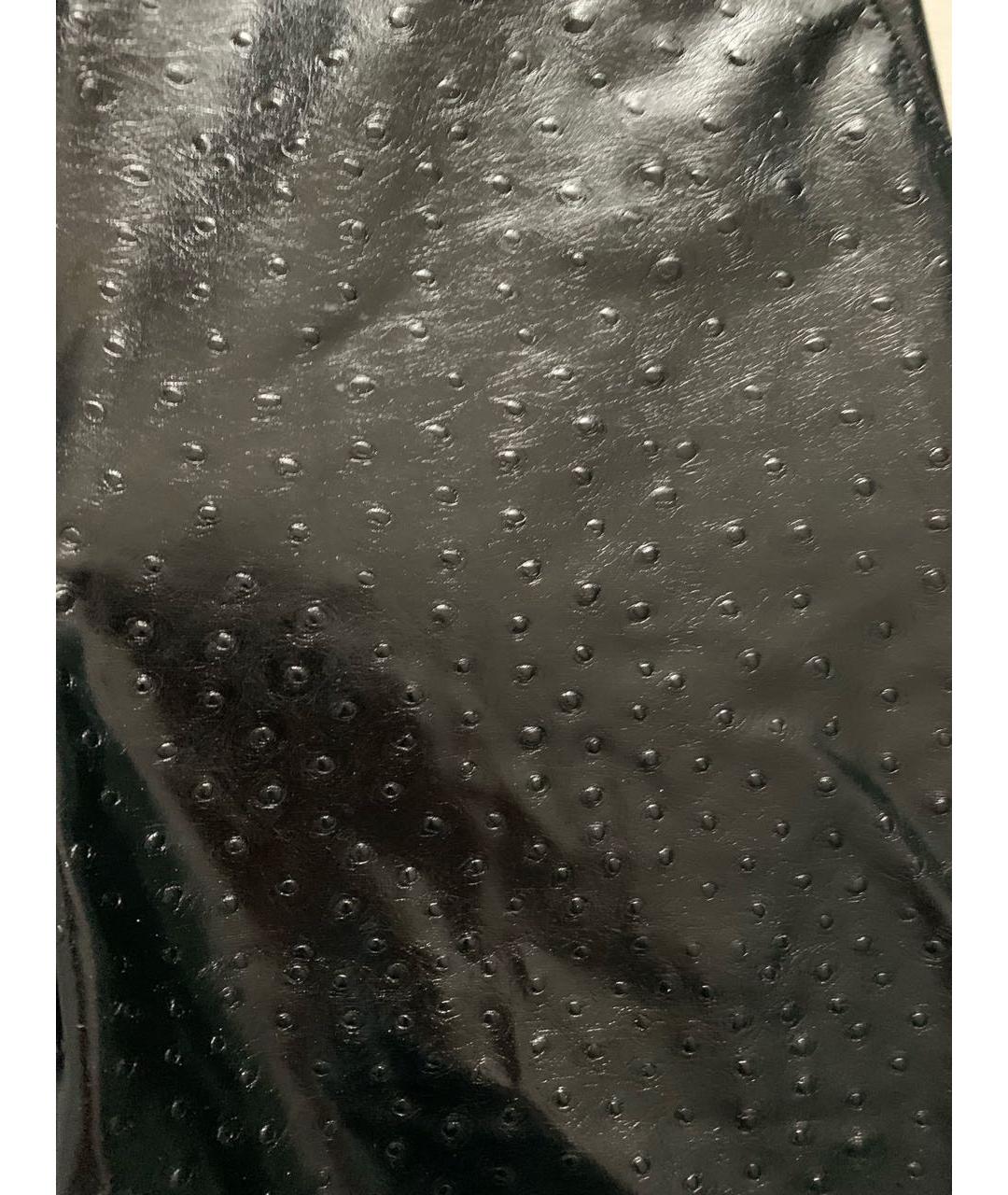 MSGM Черные полиуретановые брюки узкие, фото 5