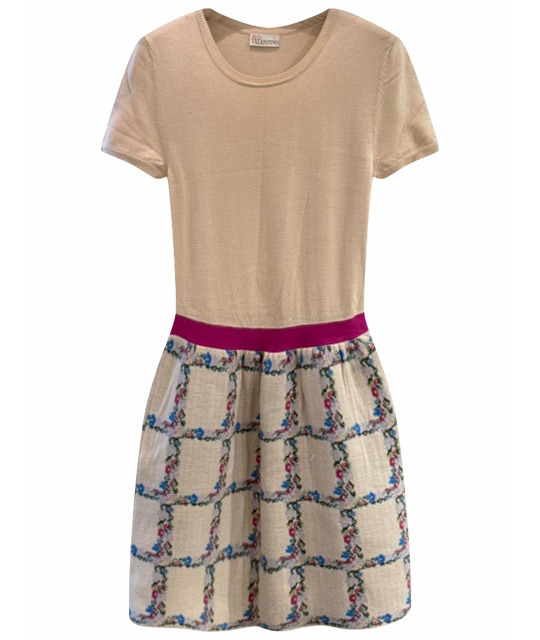 RED VALENTINO Бежевое повседневное платье, фото 1