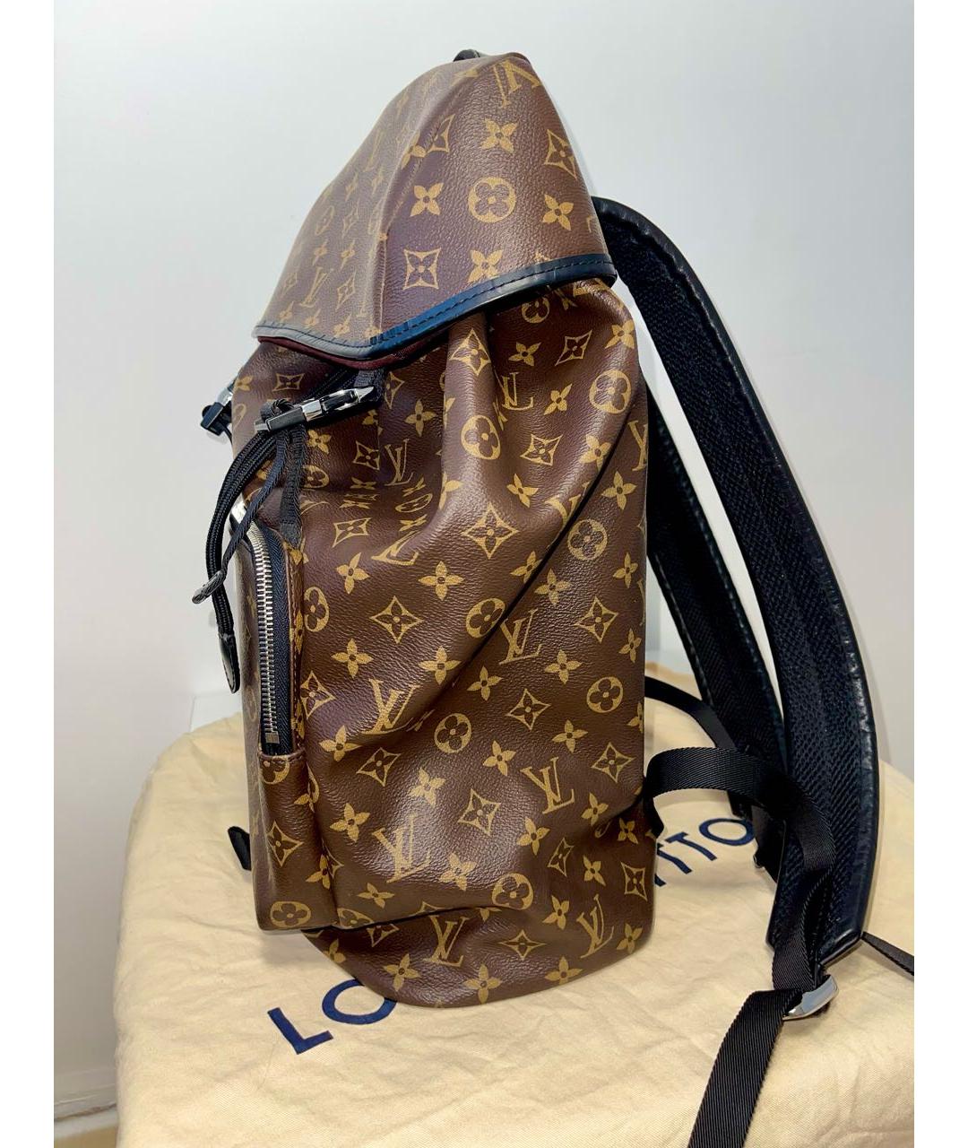 LOUIS VUITTON Коричневый рюкзак, фото 6