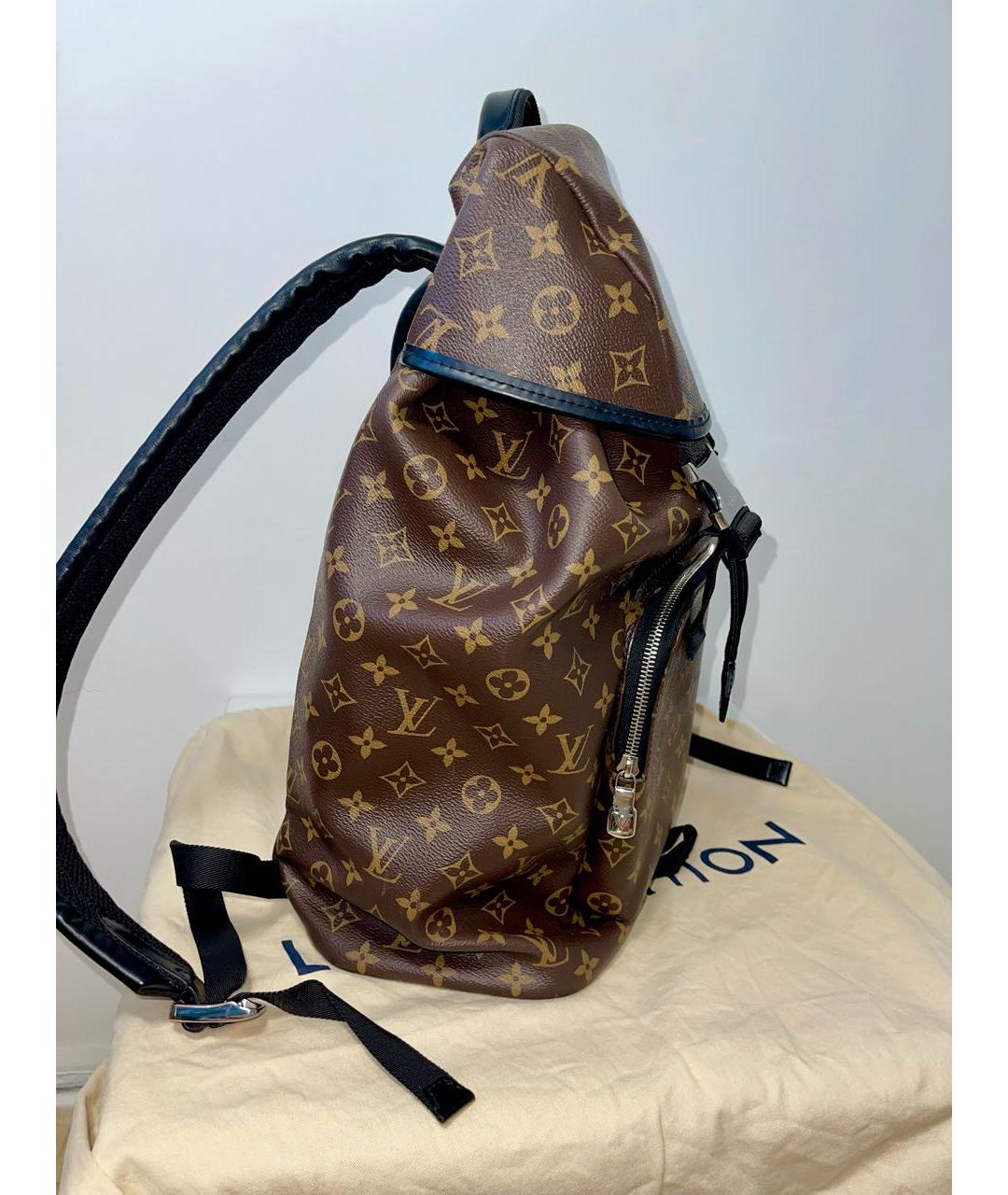 LOUIS VUITTON Коричневый рюкзак, фото 7