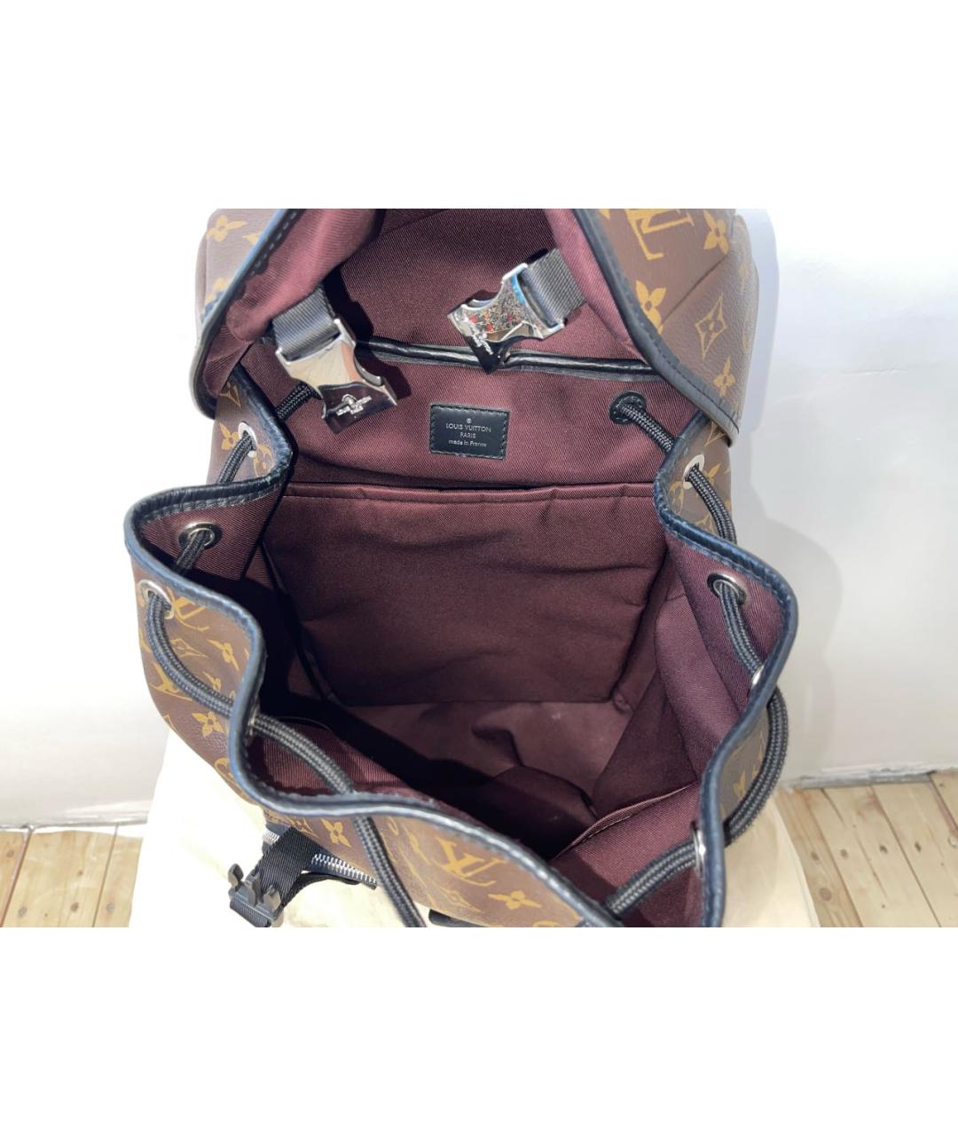 LOUIS VUITTON Коричневый рюкзак, фото 5