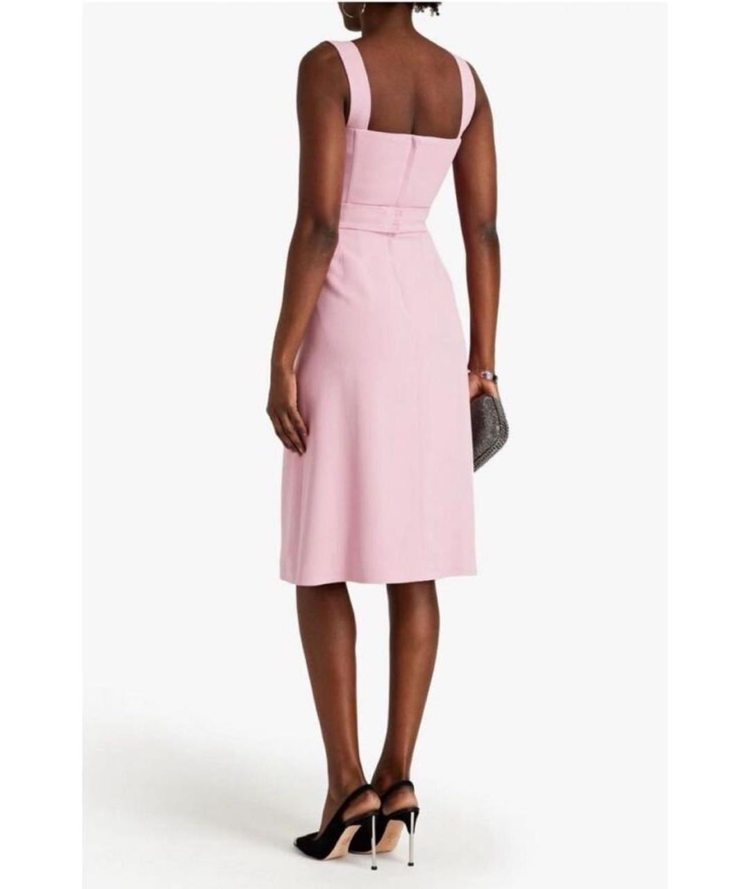 DOLCE&GABBANA Розовое вискозное коктейльное платье, фото 7