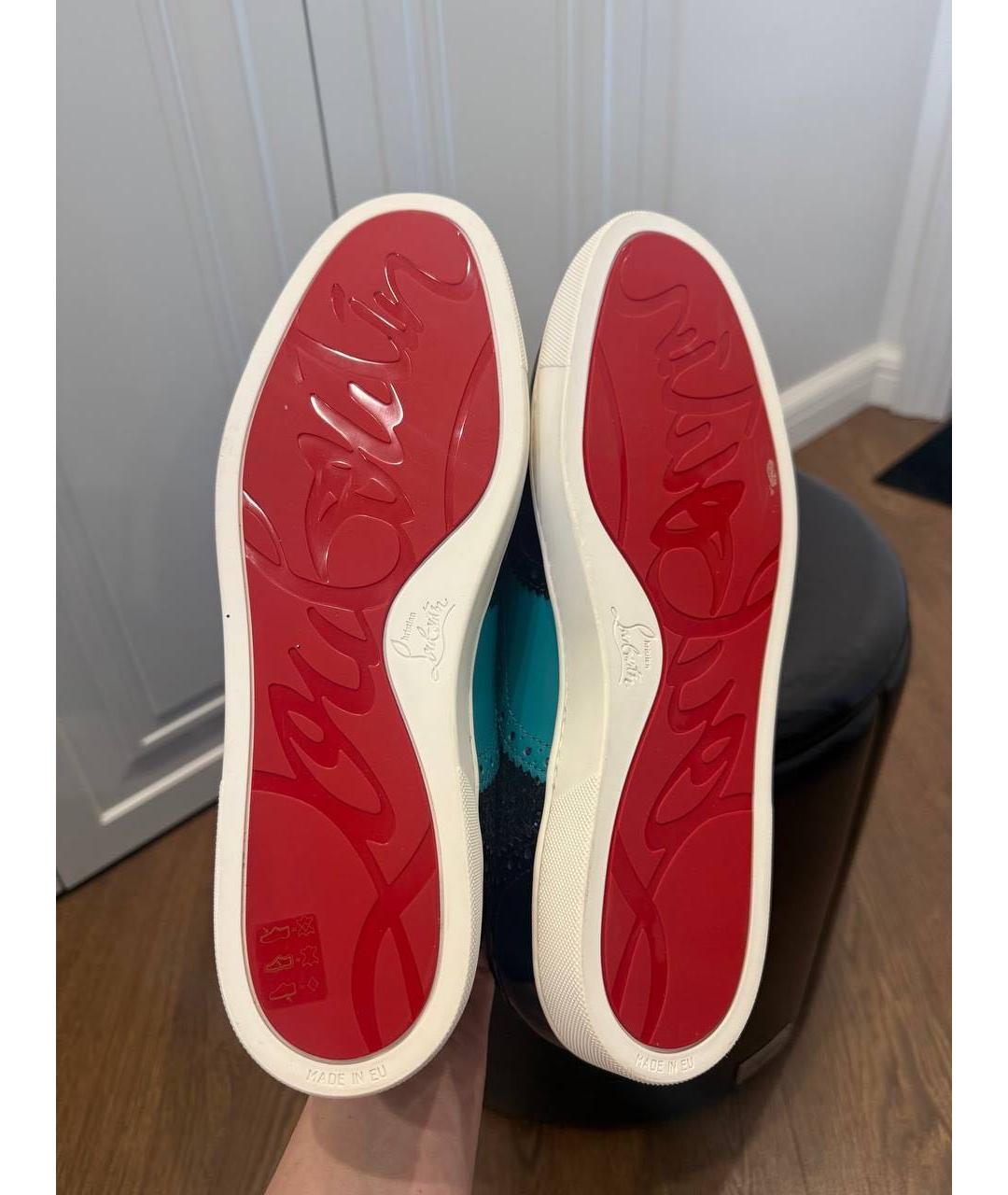 CHRISTIAN LOUBOUTIN Мульти кожаные туфли, фото 5