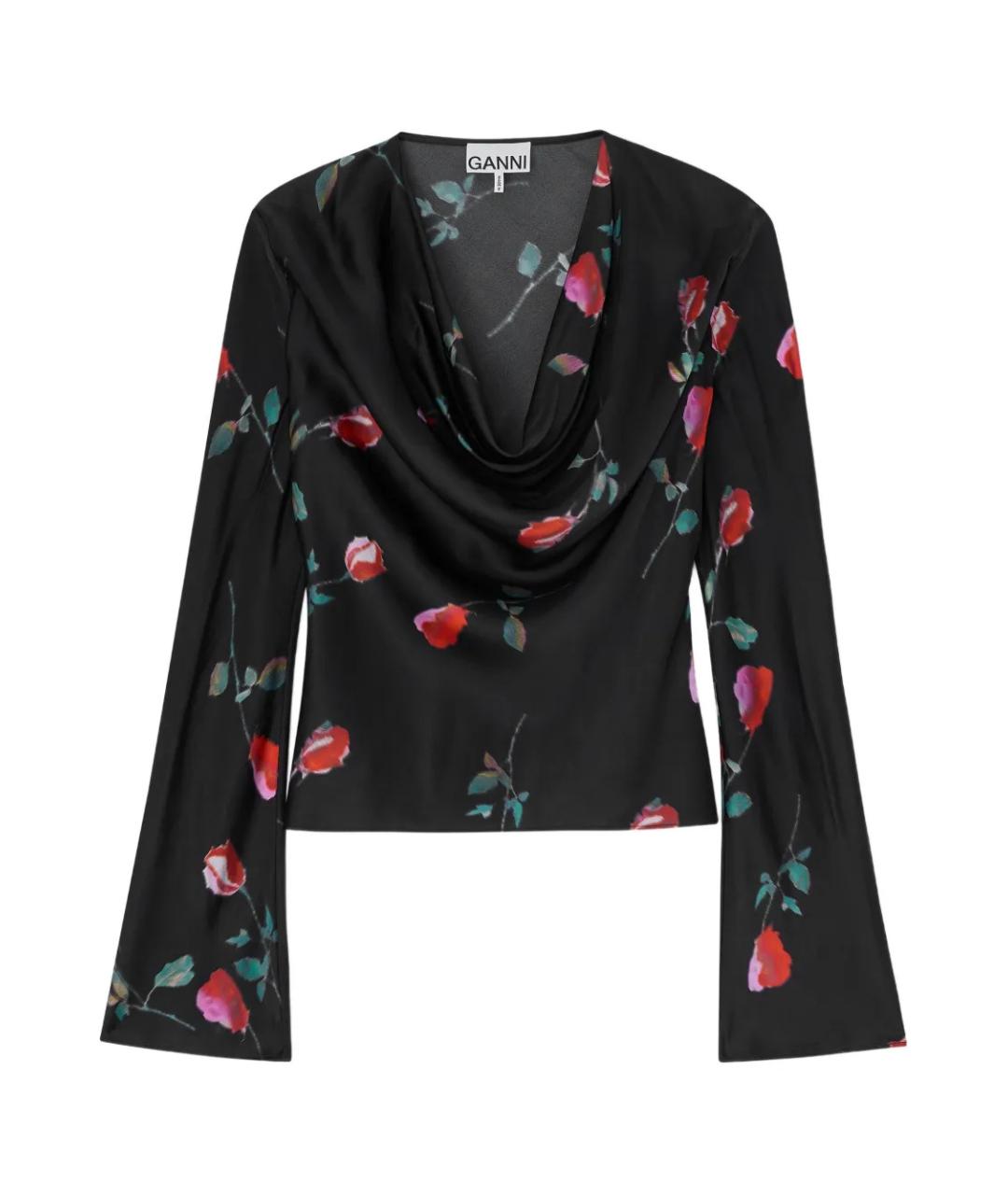 GANNI Мульти вискозная блузы, фото 1