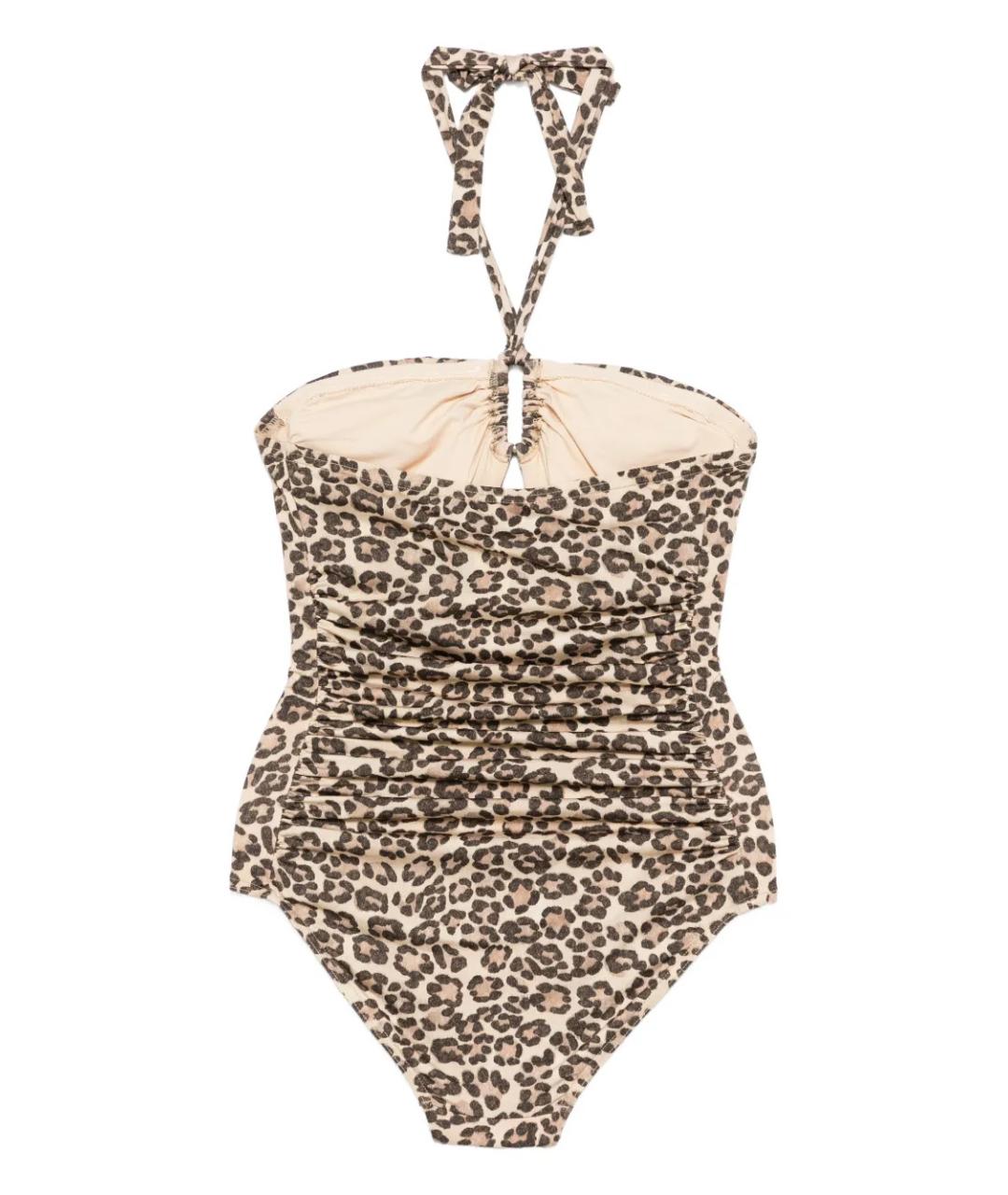 ZIMMERMANN Коричневый полиамидовый купальник, фото 2