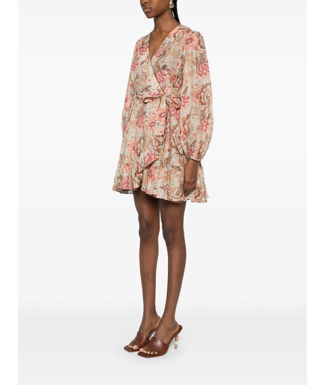 ZIMMERMANN Мульти хлопковое коктейльное платье, фото 3