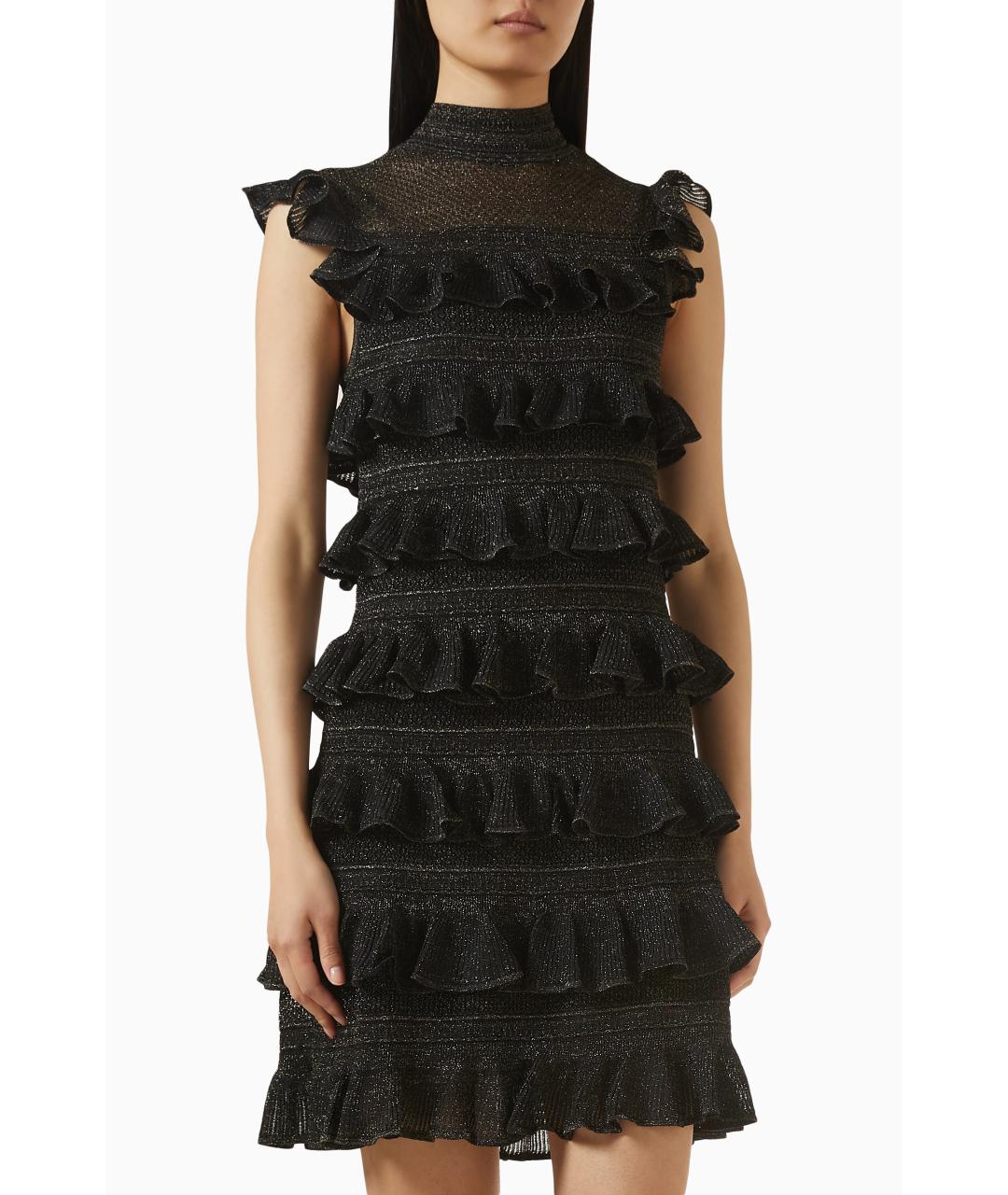 ZIMMERMANN Черное вискозное повседневное платье, фото 3