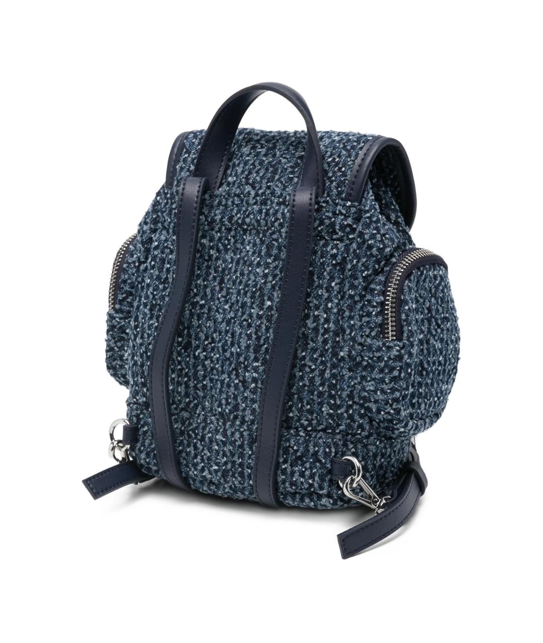 GANNI Синий тканевый рюкзак, фото 3